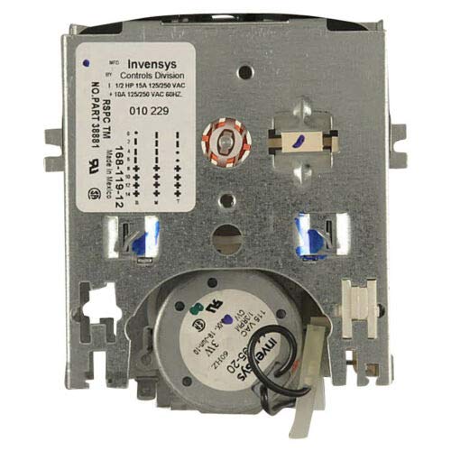 Speed Queen Washing Machine Timer 38881P - 115V 60Hz 5-Cycle Replacement Part for Laundry Room & Commercial Use