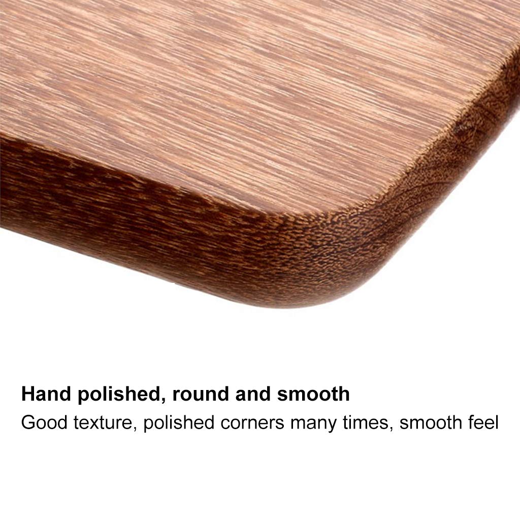 Premium Solid Wood Chopping Board - Natural Light Aroma, Heavy Duty Kitchen Cutting Board for Meat, Fruits, Vegetables & Bread | Includes Hanging Hole, Easy to Clean | 2 Size Options | Perfect for Home Kitchens, Restaurants & BBQ Parties