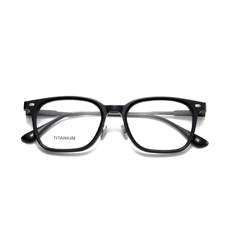 Aror Unisex Full Rim Square Acetate Eyeglasses 842193 - Stylish & Durable Frame for Men & Women - Perfect for Reading, Work, and Everyday Fashion