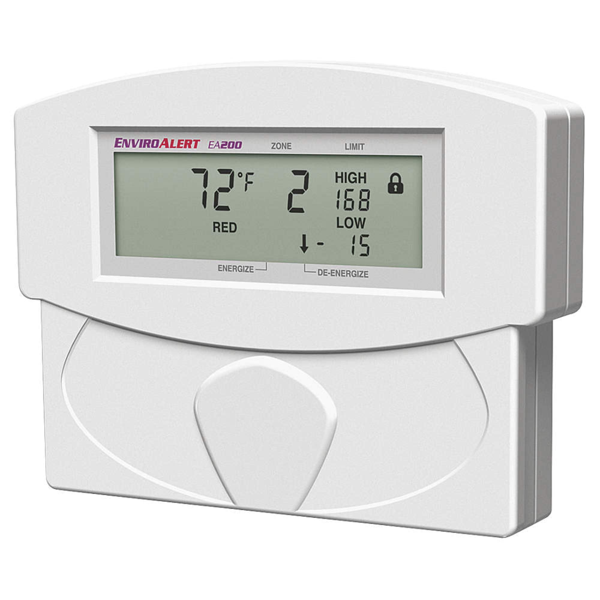 Winland Electronics EA200-24 EnviroAlert Two-Zone Environmental Monitoring System with Temperature & Humidity Sensors - 24V DC for Server Rooms, Greenhouses & Laboratories