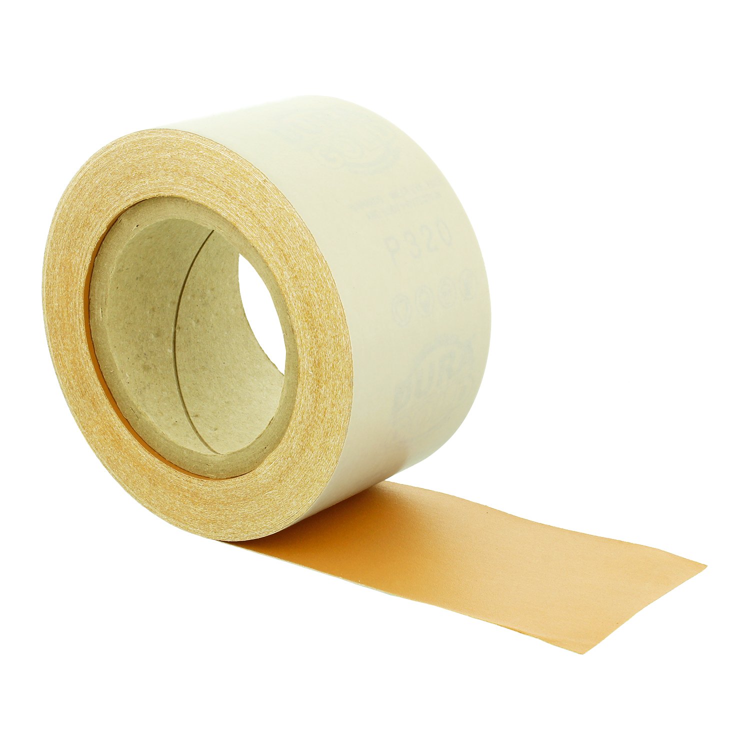 Dura-Gold Pro Series Longboard Hand Sanding File Sander Block with Hook & Loop Backing - Includes PSA Adapter Pad & 320 Grit Sandpaper Roll (20 Yards, 2-3/4