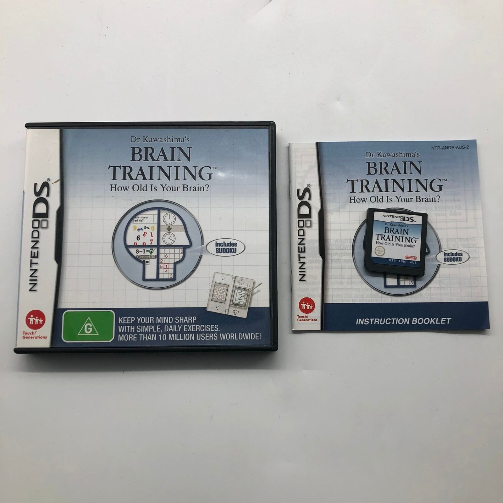 Best Brain Training Games for Nintendo DS - Complete with Instruction Manual | Improve Memory & Focus for Kids & Adults