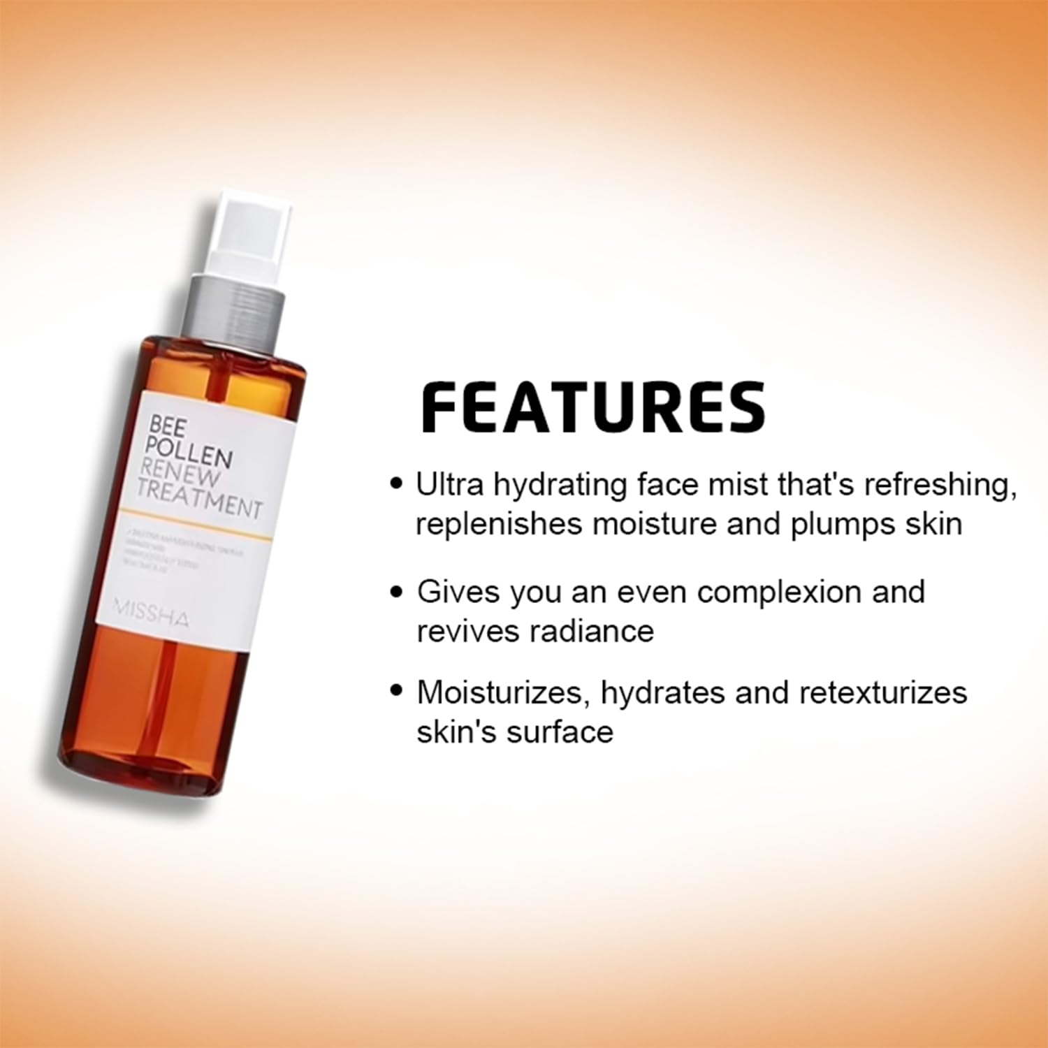 Missha Bee Pollen Renew Treatment 150ml - Hydrating & Anti-Aging Facial Essence for Glowing Skin | Perfect for Daily Skincare Routine & Nighttime Repair