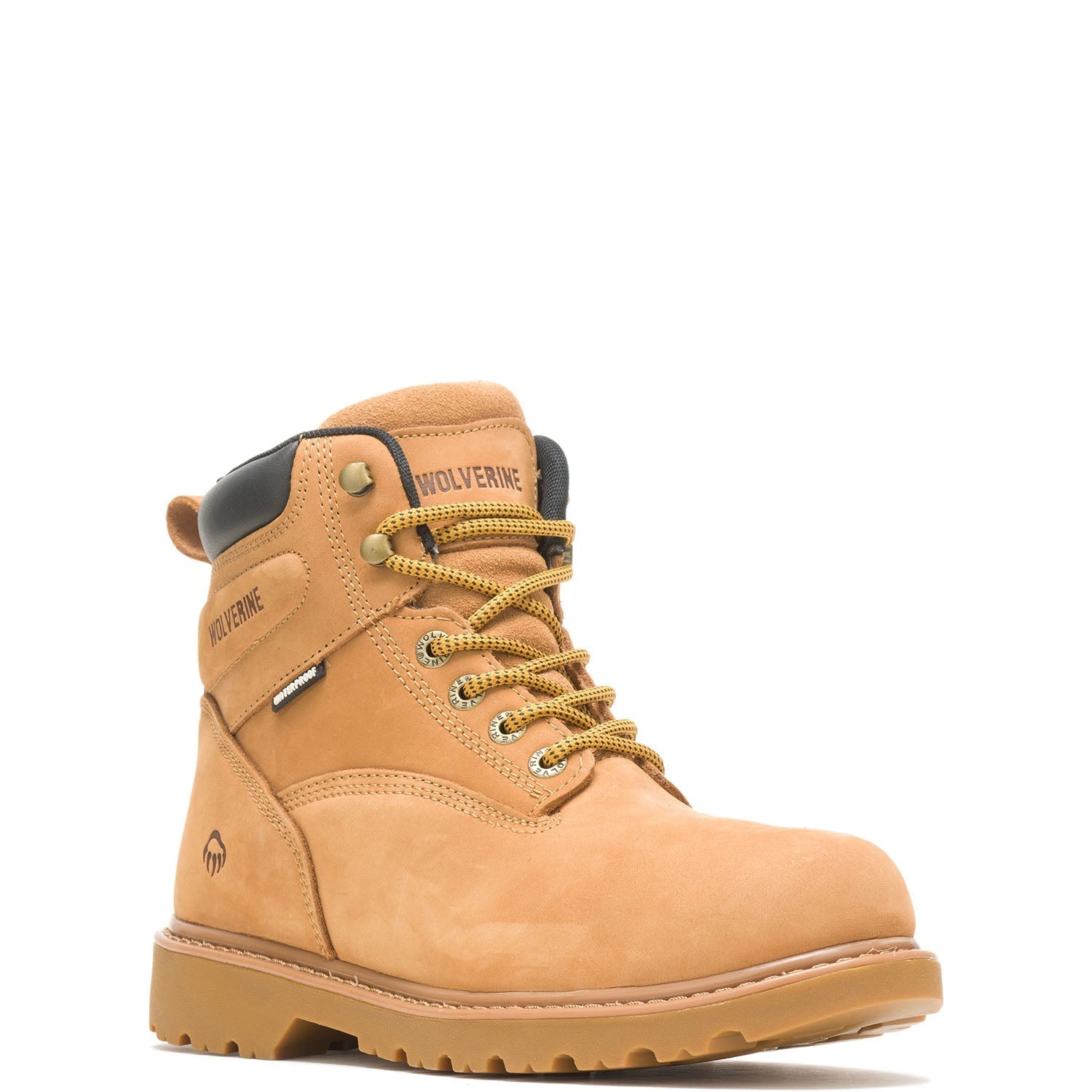 Waterproof Steel Toe Work Boots for Men - 6 Inch Safety Boots with Slip-Resistant Sole for Construction, Warehouse & Outdoor Work