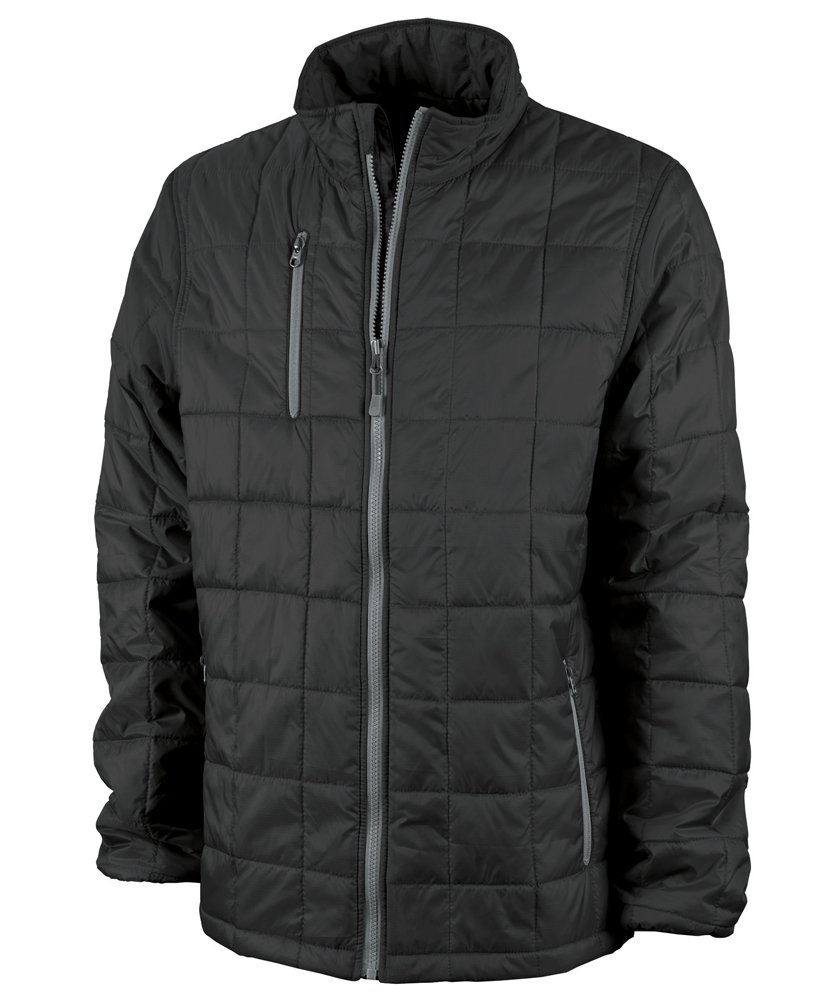 Charles River Apparel Men's Lithium Quilted Packable Jacket - Lightweight Water-Resistant Winter Coat for Outdoor Activities, Hiking & Travel