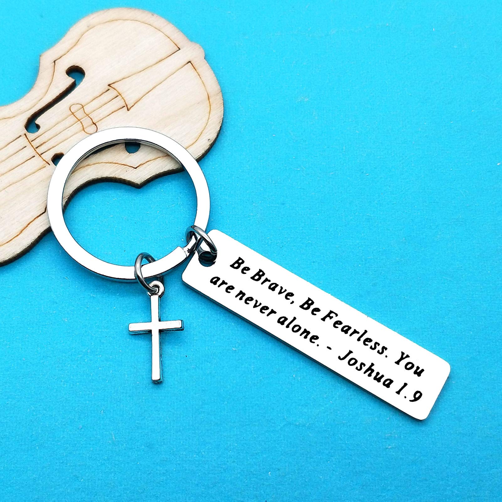 Xiahuyu Christian Keychain - Bible Verse Baptism & Communion Gift - Inspirational Religious Gifts for Women & Men - Perfect for Church Events, Baptism Celebrations & Daily Faith Reminders