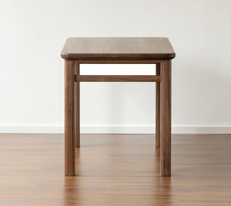 Premium Black Walnut & Ash Solid Wood Tea Table - Rustic Modern Coffee Table for Living Room, Lounge, or Office - Handcrafted Hardwood Furniture for Home Decor