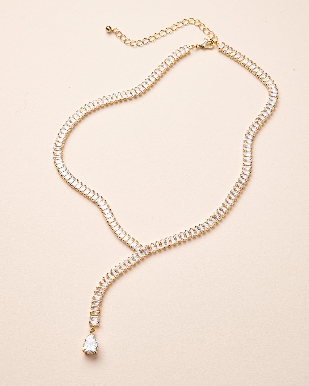 Carlina Drop Necklace - Elegant Gold Plated Pendant for Women | Perfect for Weddings, Parties & Everyday Wear