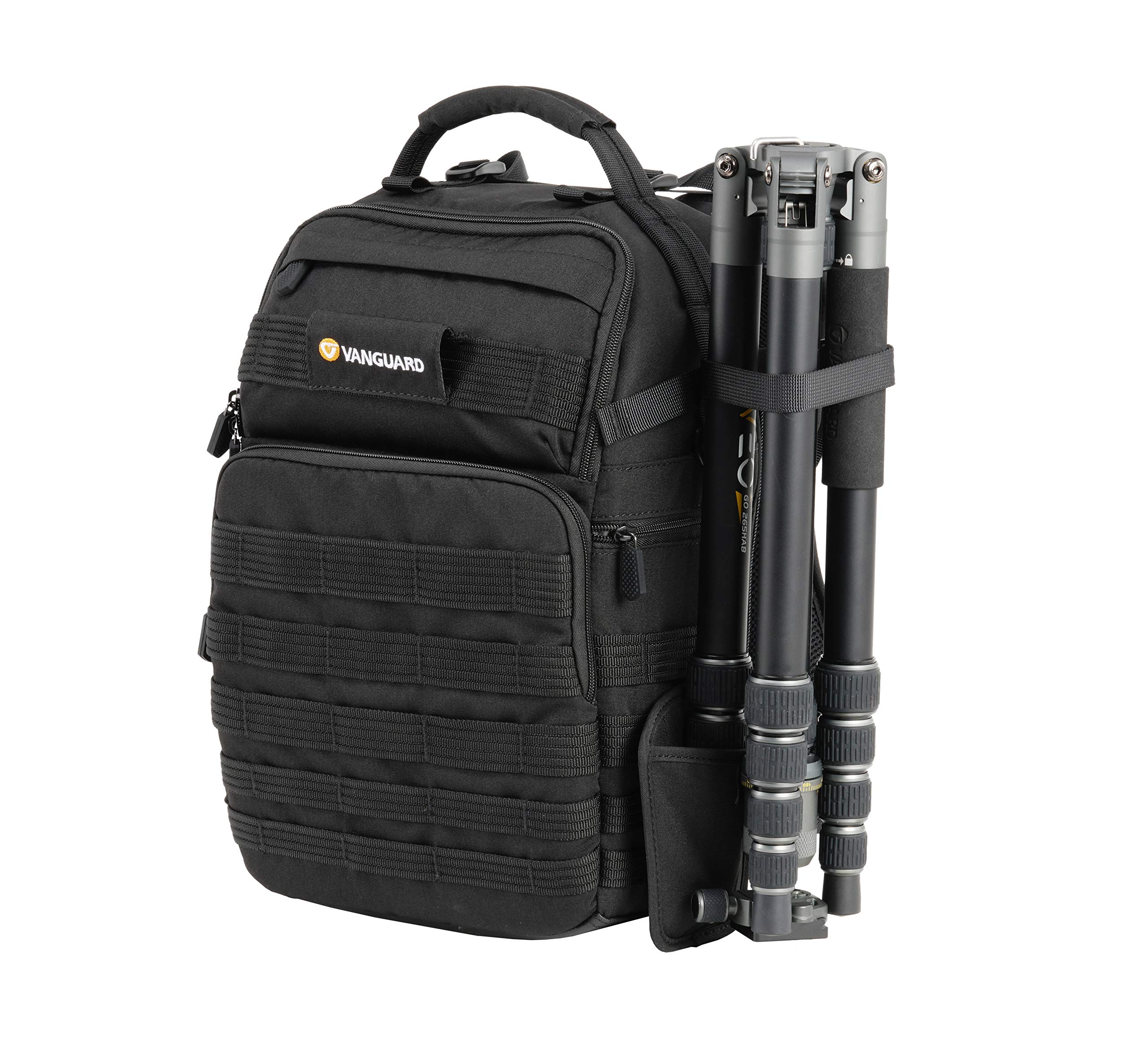 VANGUARD VEO Range T37M Tactical Backpack for Mirrorless Cameras - Black | DSLR Camera Bag for Travel & Outdoor Photography | Waterproof & Durable Camera Backpack for Sony, Canon, Nikon, Fujifilm