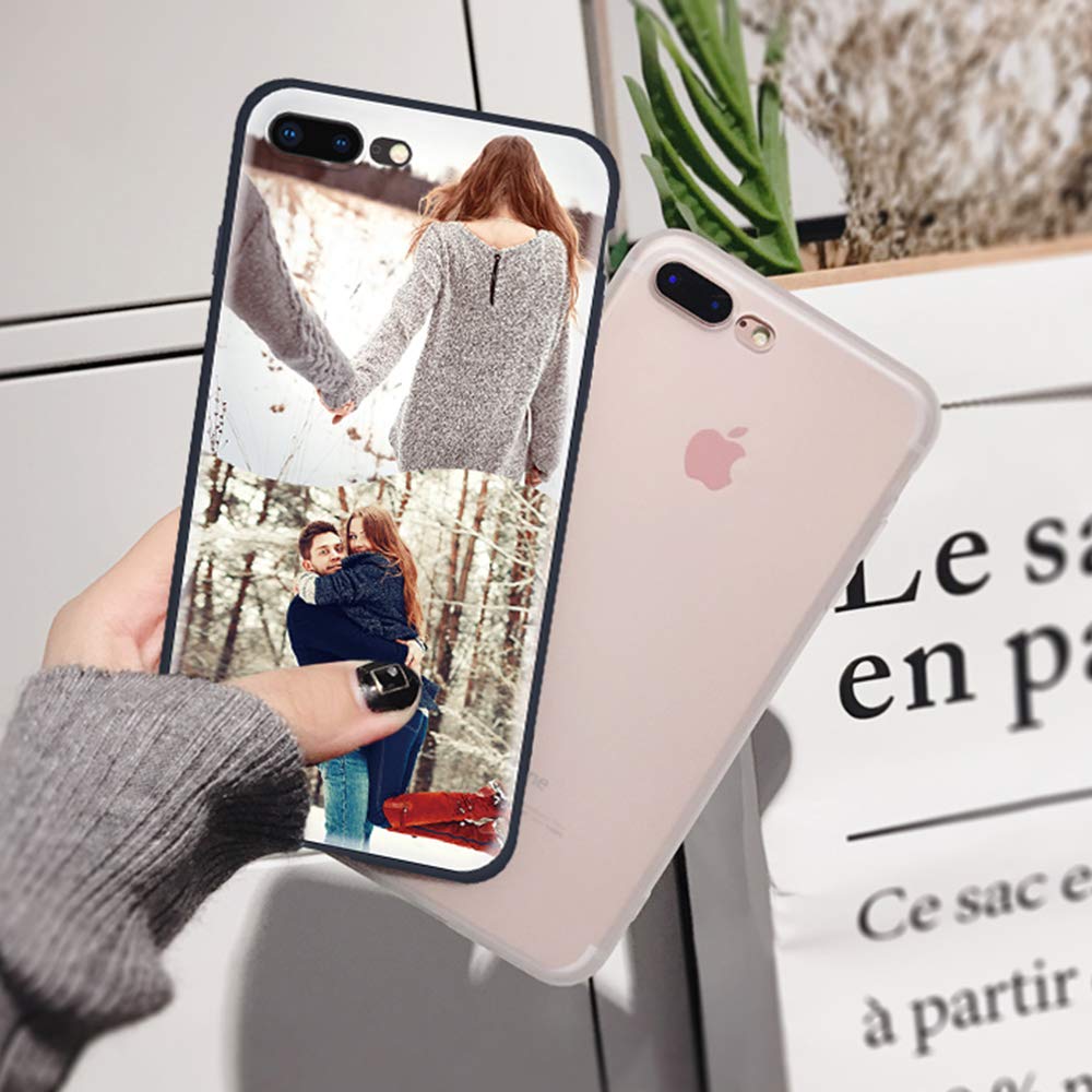Custom Candy Photo Case for iPhone 11 Pro - Soft Matte Shockproof Protective Cover with DIY Design (Black) | Perfect for Everyday Use, Travel & Gift Giving