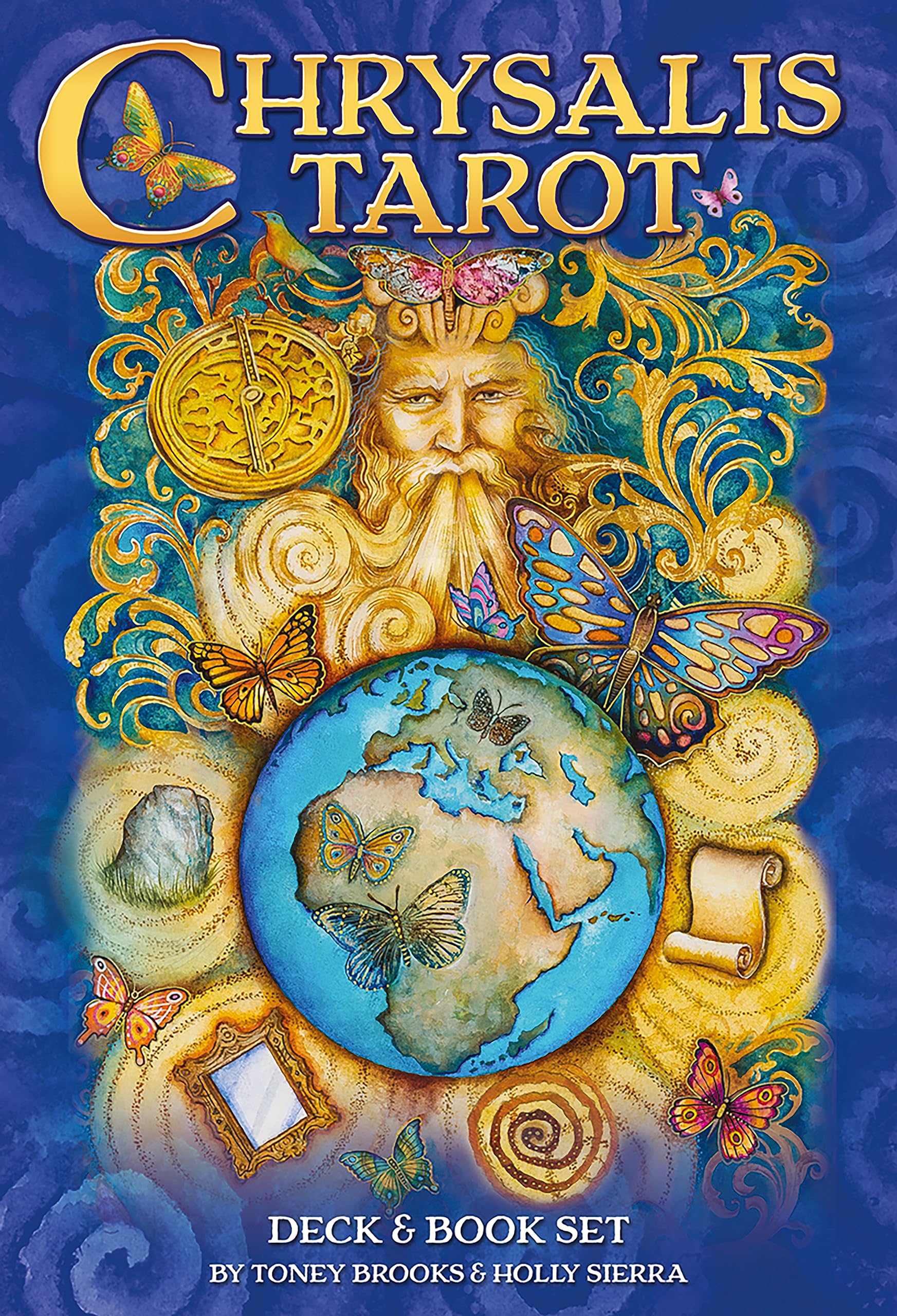 Chrysalis Tarot Deck and Book Set - 78-Card Oracle Deck with Guidebook for Divination, Spiritual Growth & Self-Discovery | Perfect for Tarot Readers, Beginners & Meditation Practitioners