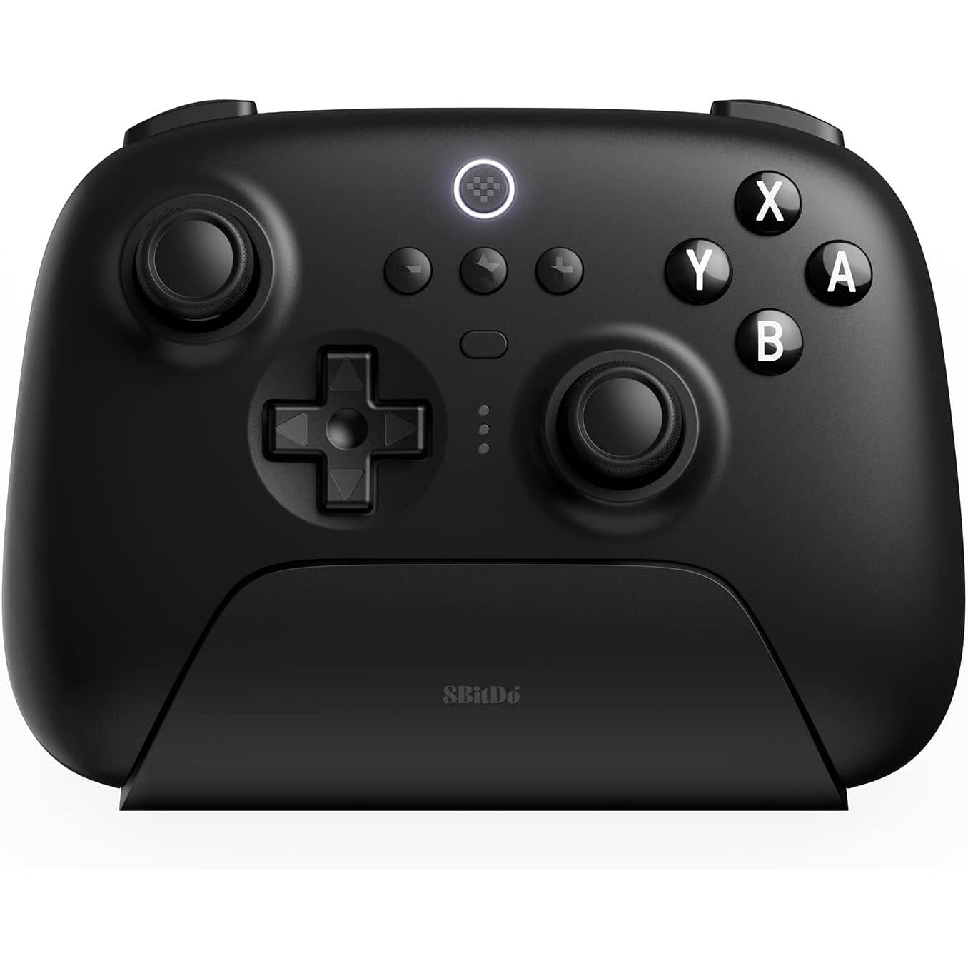 8BitDo Ultimate Wireless Bluetooth Controller with Charging Dock for Nintendo Switch, PC, Steam, Android - Ergonomic Design, Customizable Buttons, 2.4G & Bluetooth Modes (Black) - Perfect for Gaming, Streaming & Esports