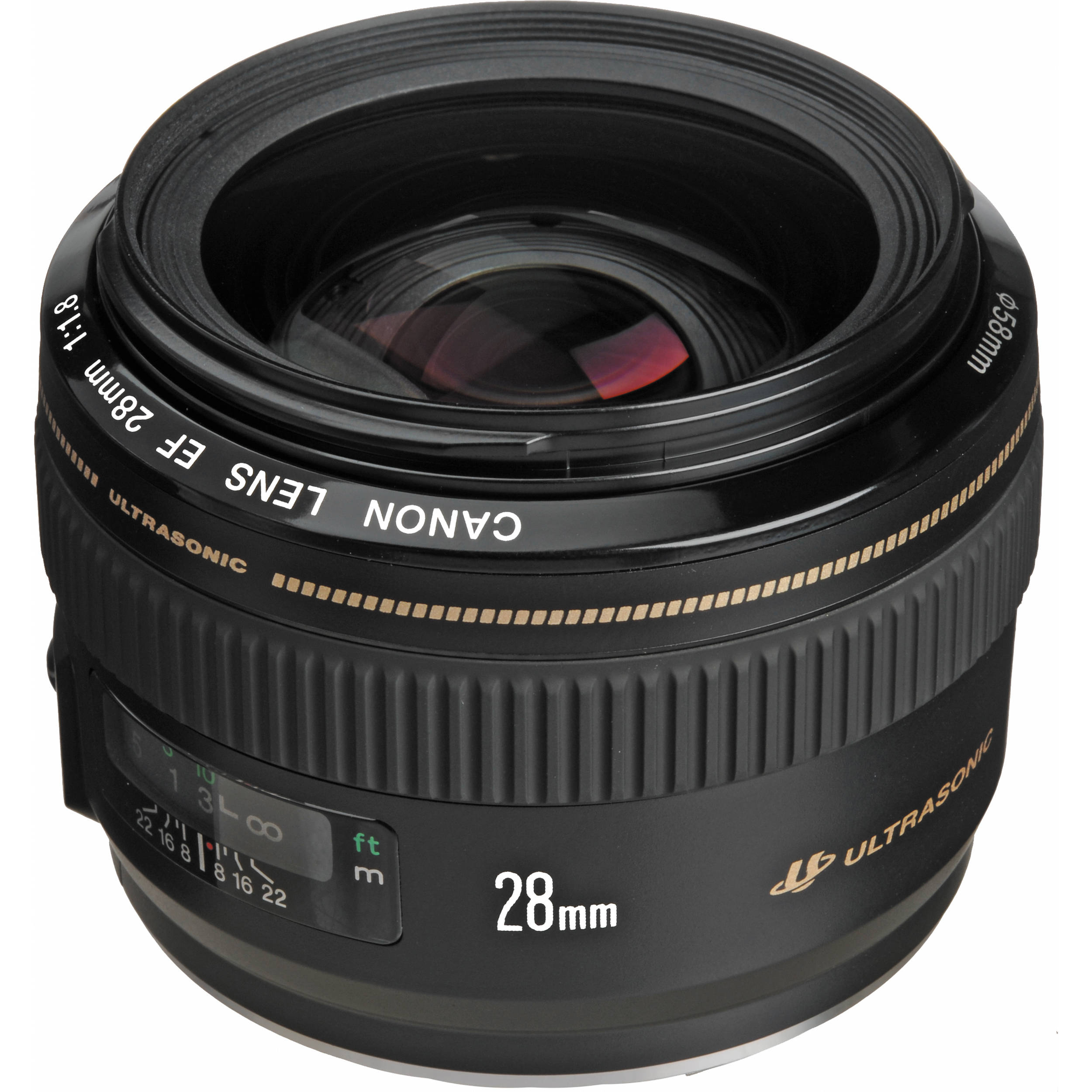 Canon EF 28mm f/1.8 USM Wide Angle Lens for DSLR Cameras - Perfect for Low Light Photography, Portraits & Street Shooting