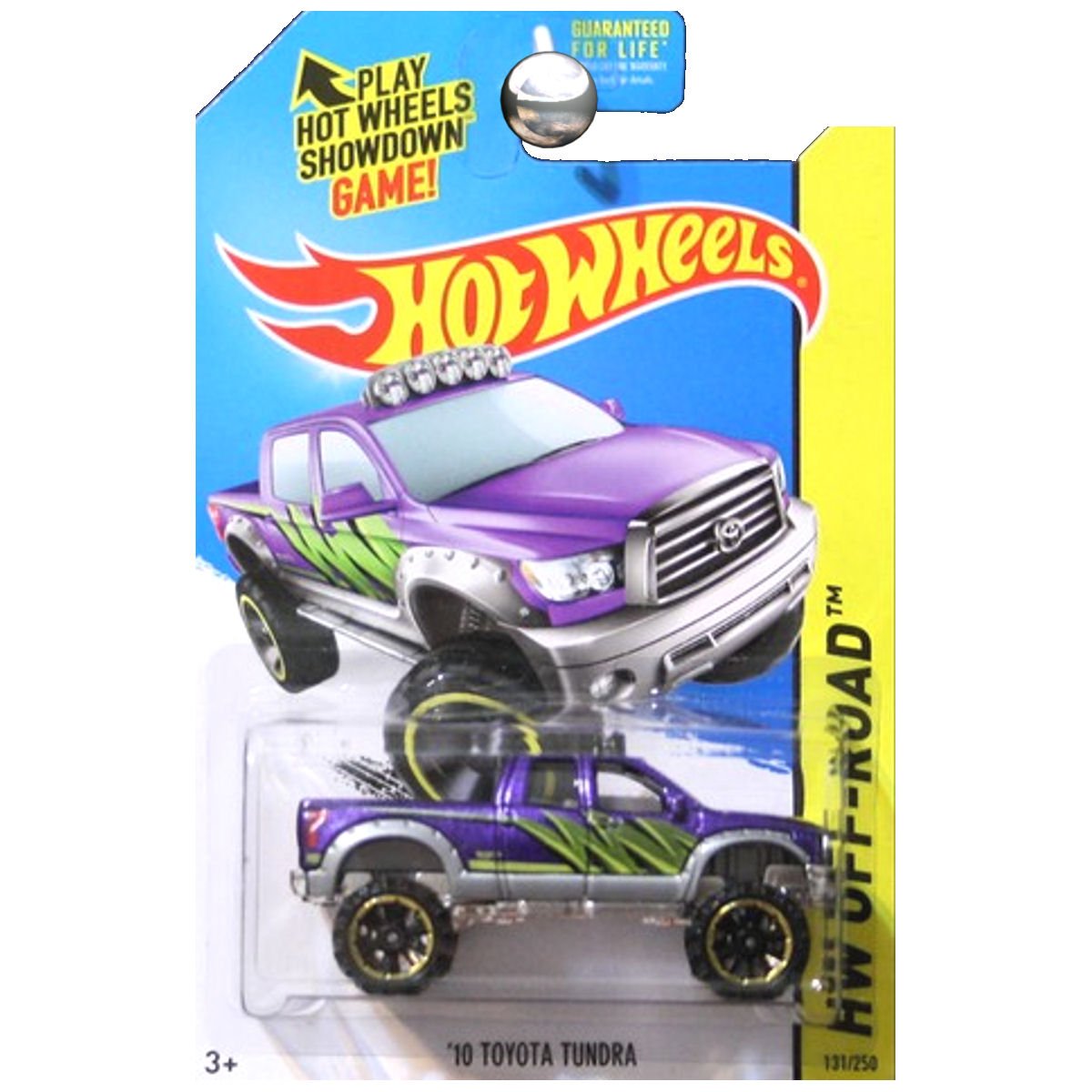 2014 Hot Wheels HW Off-Road '10 Toyota Tundra Diecast Car - Purple Collectible Toy for Kids & Adults | Perfect for Display, Play & Car Collection Enthusiasts