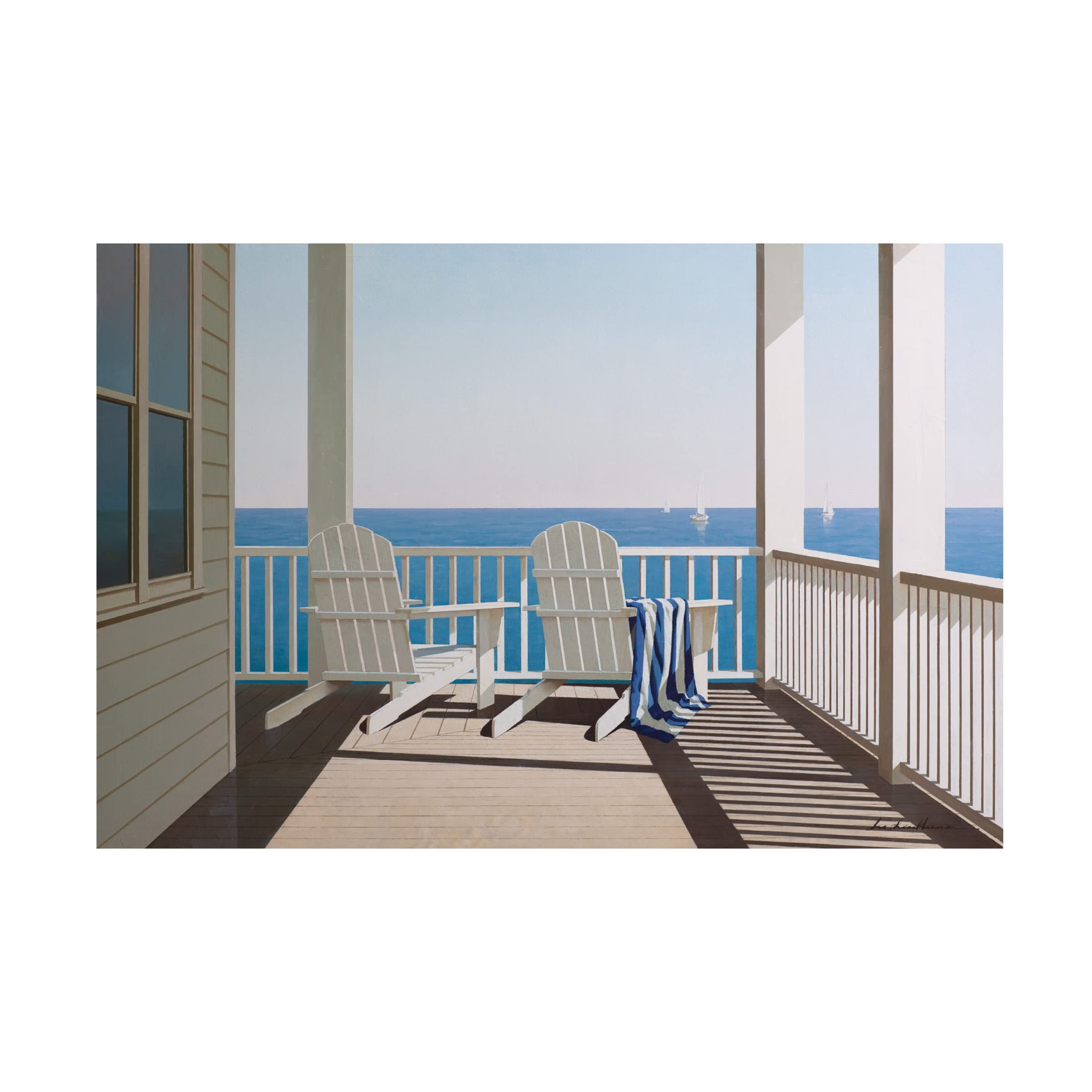 Trademark Fine Art 'Lazy Summer Days' Canvas Wall Art by Zhen Huan Lu - Perfect for Living Room, Bedroom & Office Decor