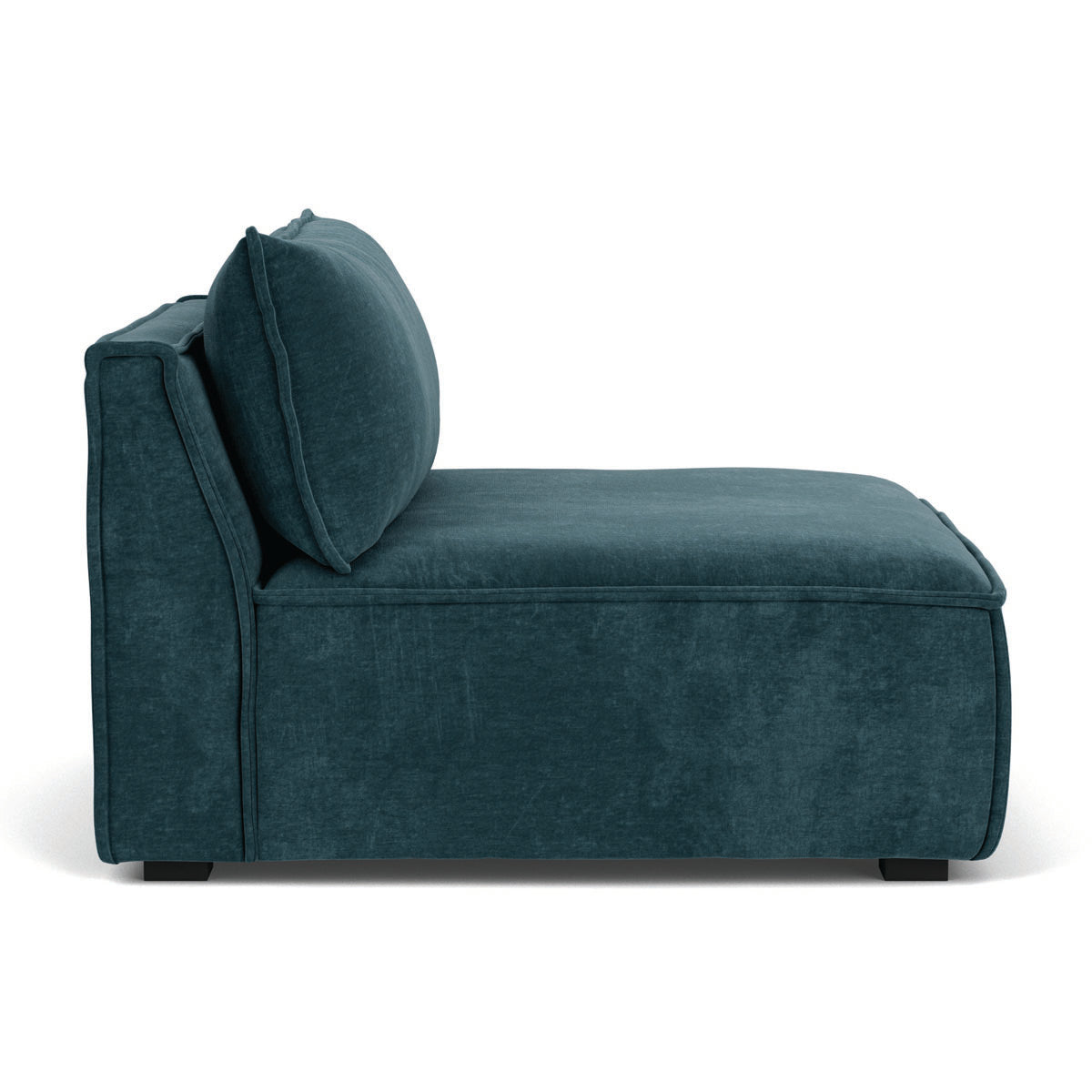 Daphne Fabric Modular 1-Seater Sofa (Armless) - Compact & Stylish for Small Spaces, Apartments, and Living Rooms