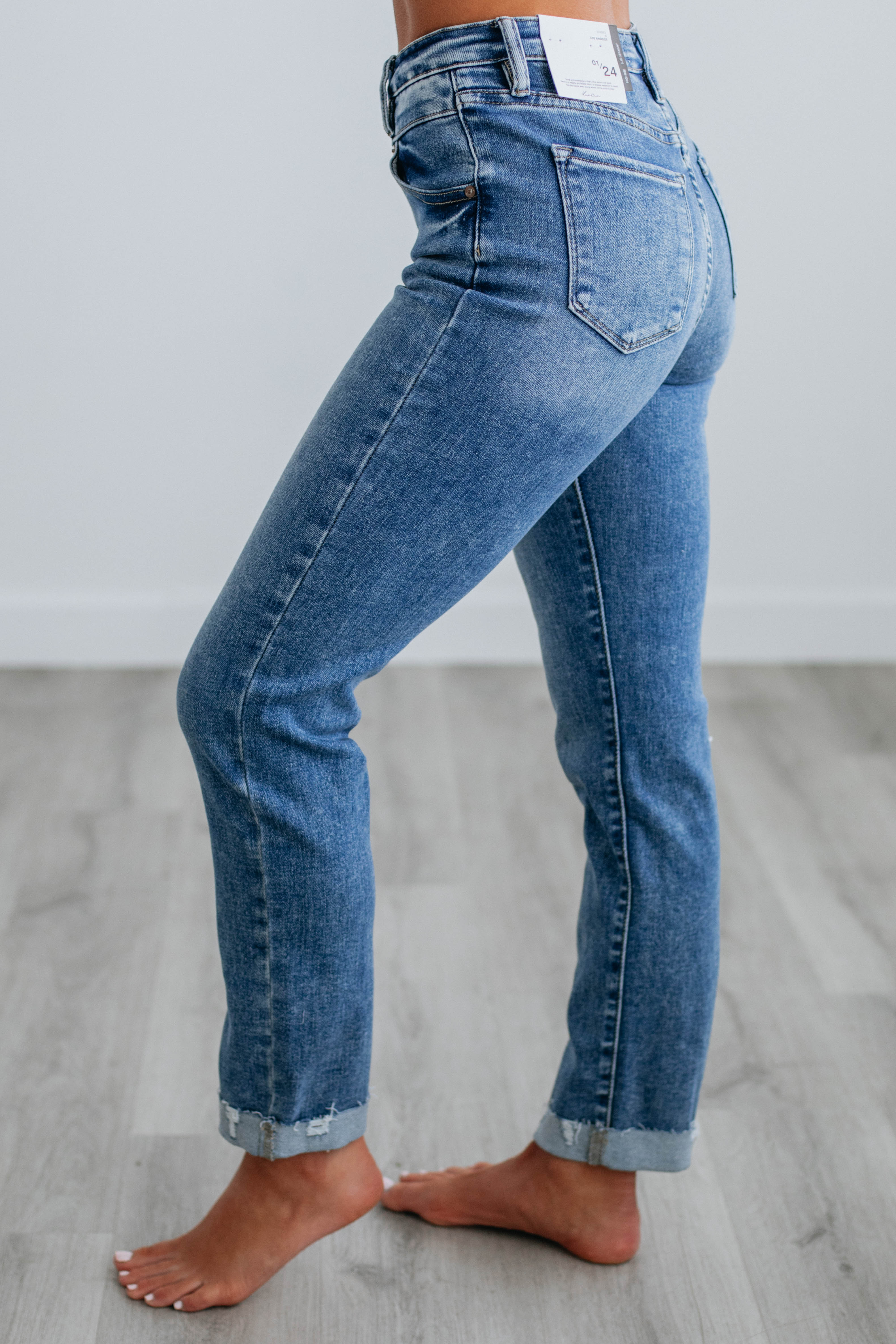 Carlin KanCan Jeans for Women - Medium Wash Denim Skinny Jeans - Perfect for Casual Wear & Night Out