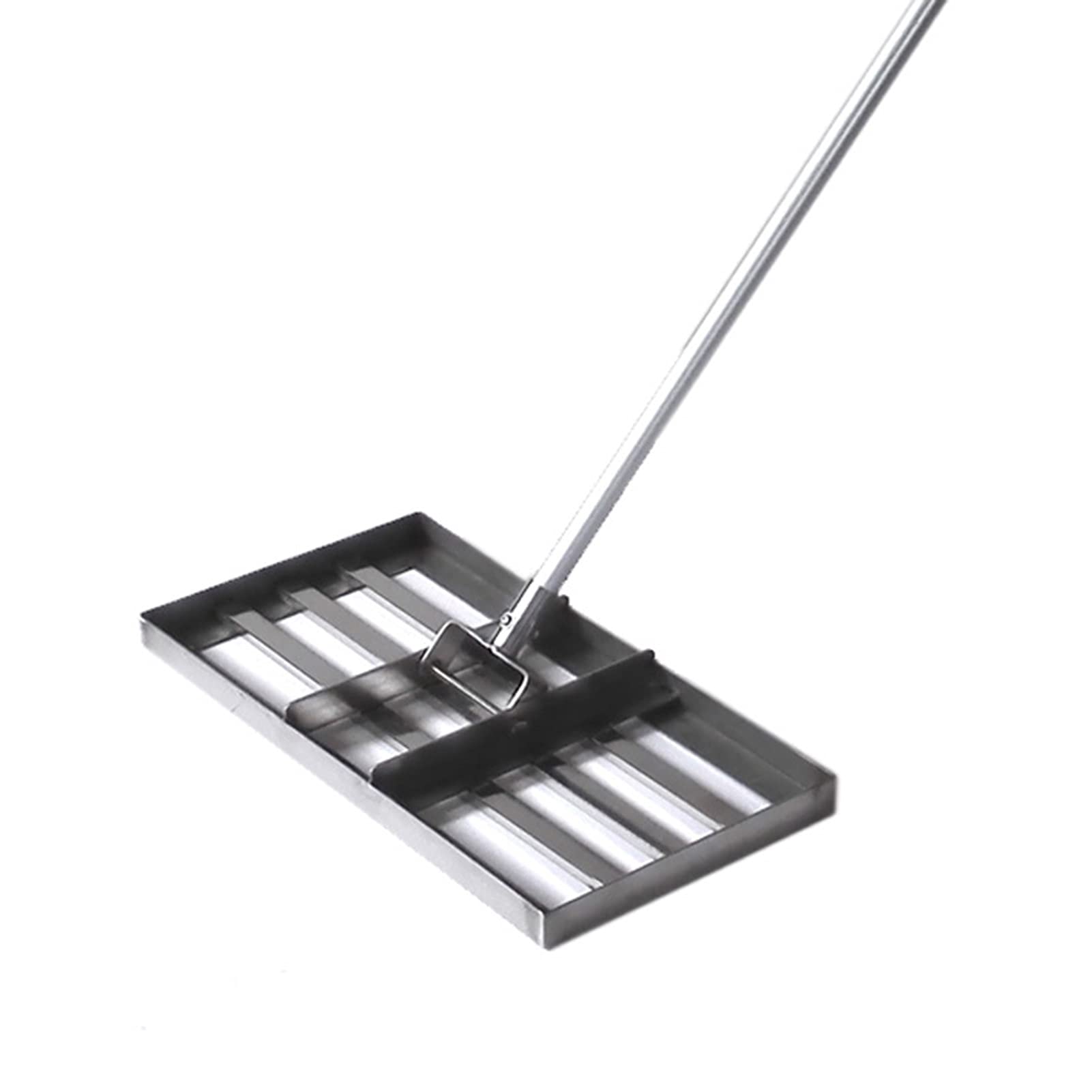 **Heavy-Duty 4FT Lawn Leveling Rake - Stainless Steel Golf & Garden Grass Leveler, Large-Capacity Lawn Pusher (50×135CM) - Perfect for Golf Courses, Landscaping & Yard Maintenance**