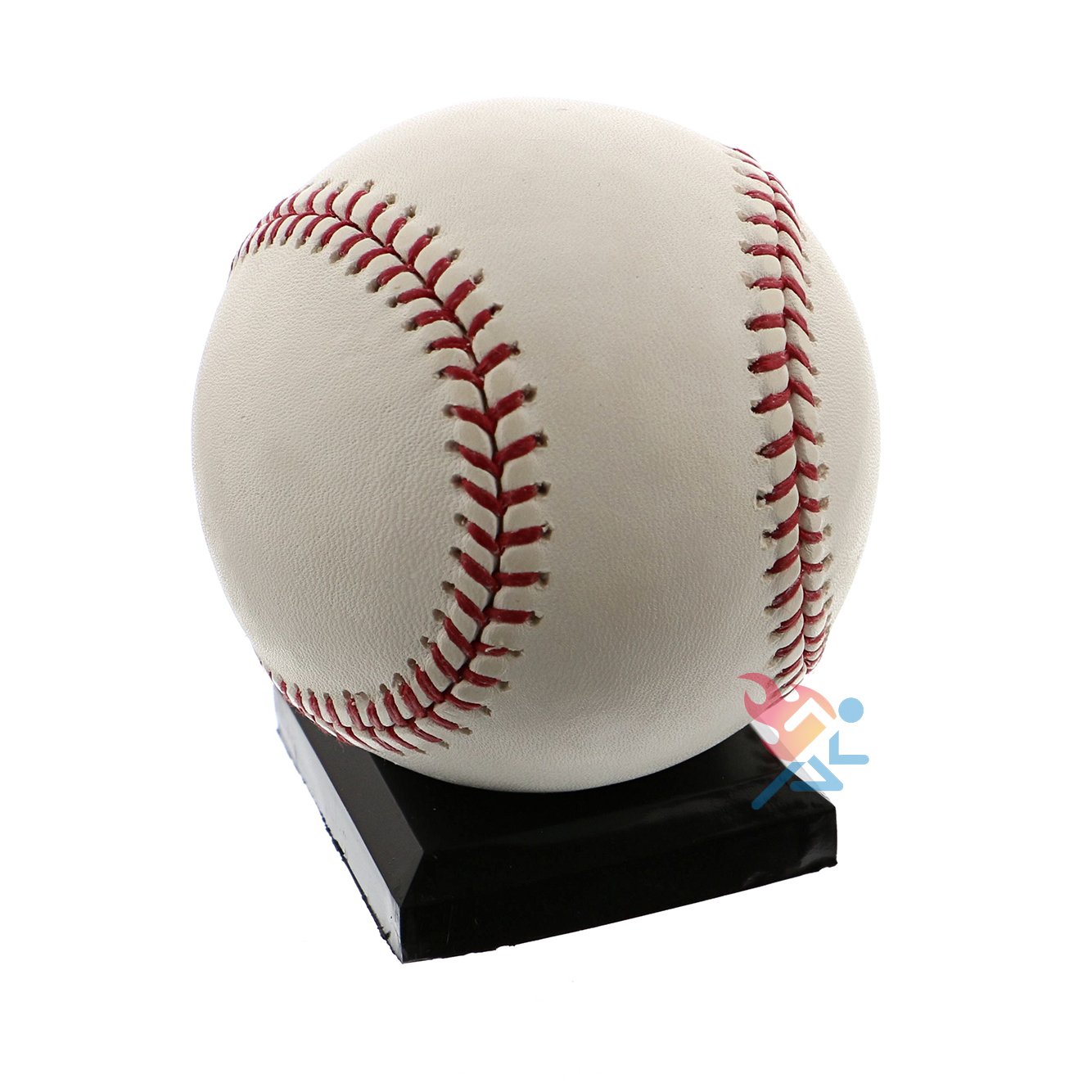 OnFireGuy 12-Pack 2-Inch Black Square Dimple Display Stands for Baseball, Softball, Tennis & Golf Balls - Perfect for Sports Trophy Displays, Retail Showcases and Collector's Shelves