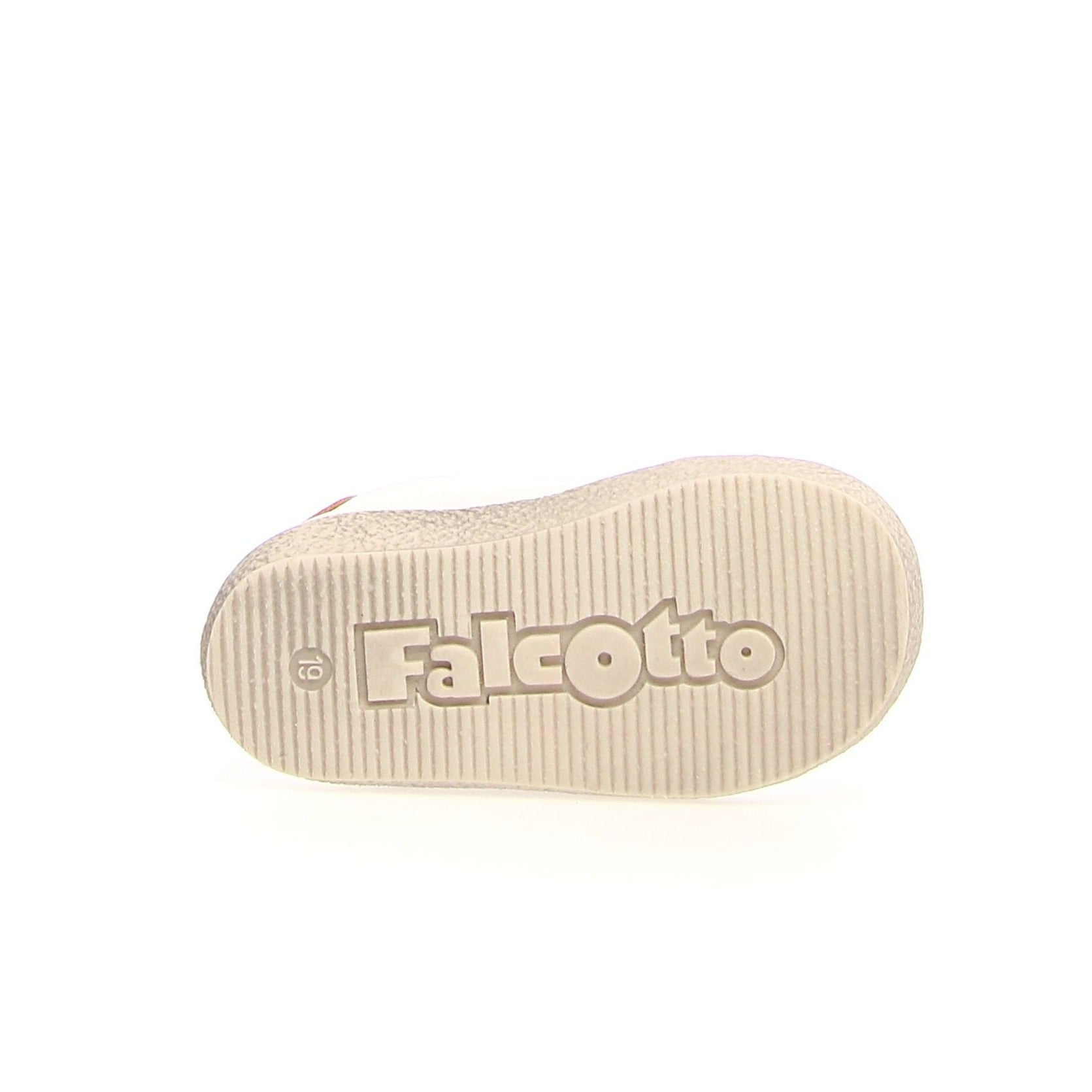Falcotto Alnoite Light VL Boys' Casual Sneakers - White, Navy & Orange | Comfortable Kids Shoes for School, Play & Everyday Wear