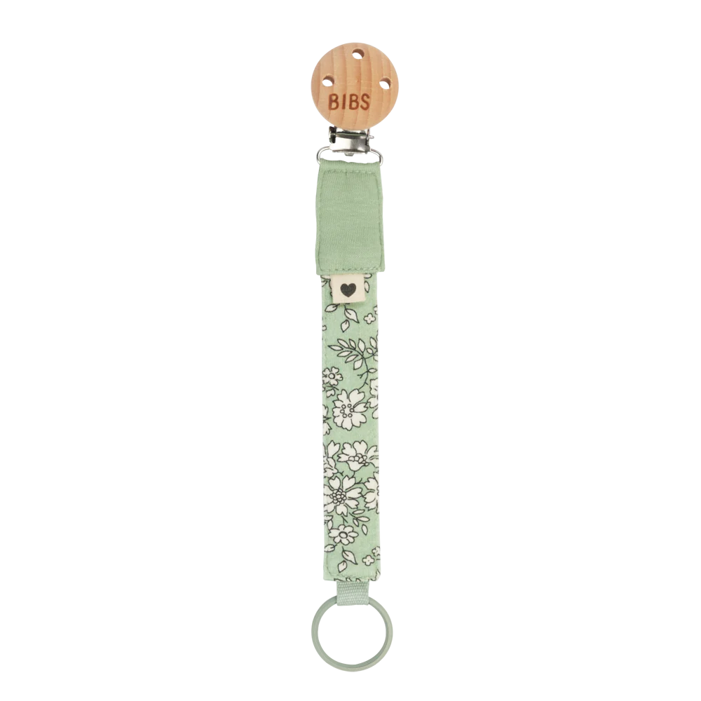 BIBS x Liberty Pacifier Clip - Stylish Baby Accessory for Secure Pacifier Attachment | Perfect for Strollers, Car Seats & Diaper Bags