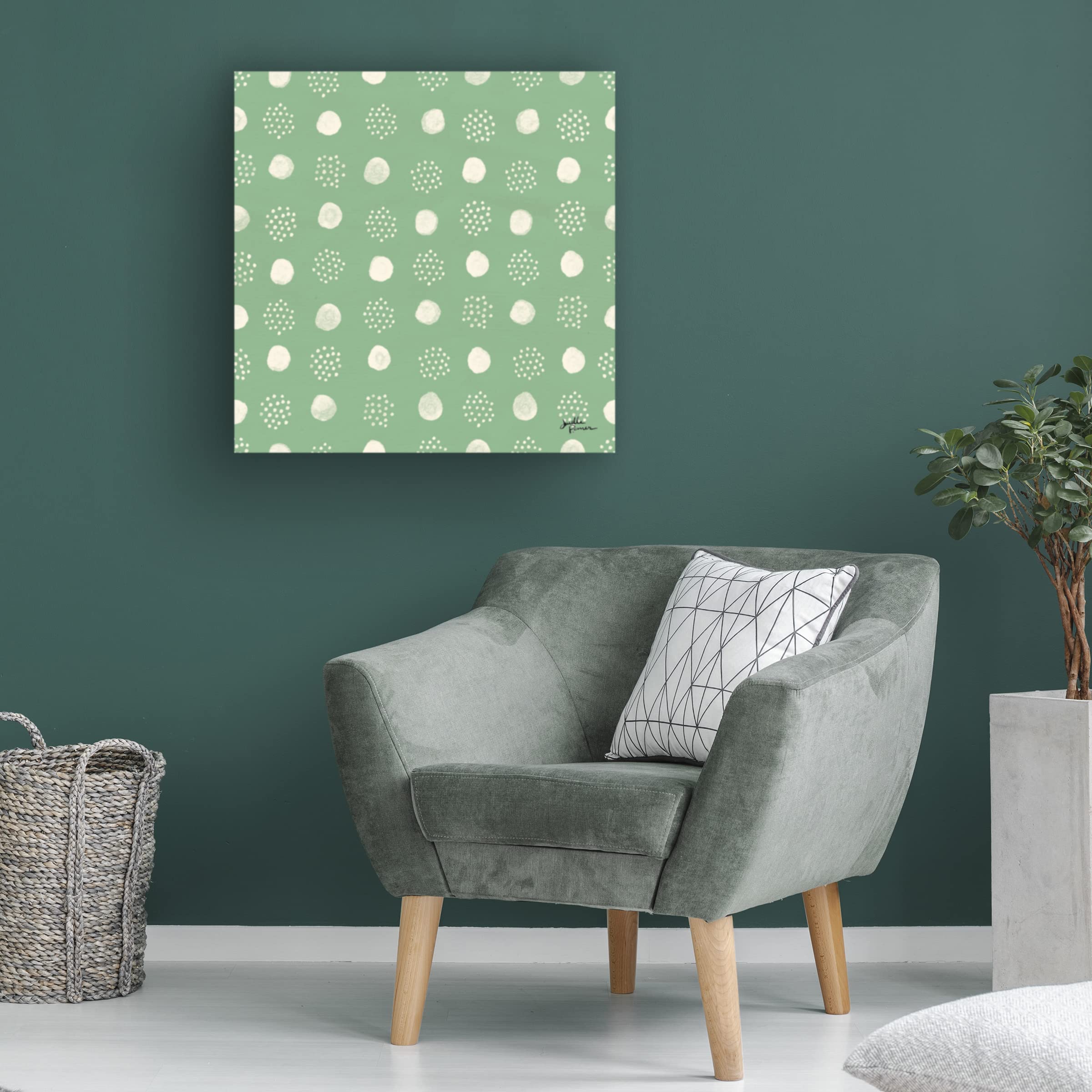 Janelle Penner Spring Botanical Pattern VIC Canvas Art Print - Floral Wall Decor for Living Room, Bedroom & Office - Trademark Fine Art Collection
