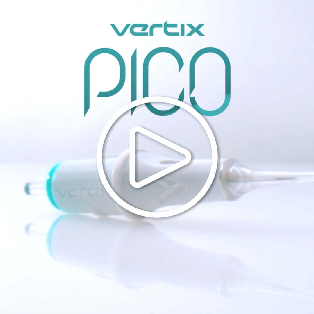 Vertix Pico Round Liner Tattoo Machine - Professional Rotary Tattoo Pen for Artists | Perfect for Fine Lines, Detail Work & Small Tattoos | Home Studio & Professional Use