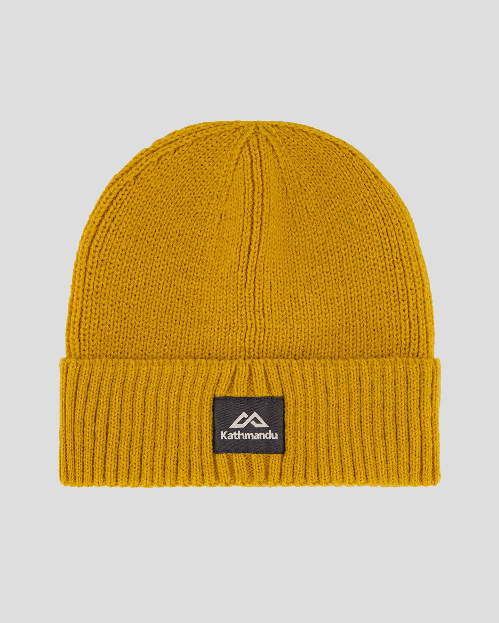 Badge Beanie 3.0 - Golden Embroidered Logo Winter Hat for Men & Women | Warm Knit Skull Cap for Outdoor Activities, Sports & Casual Wear