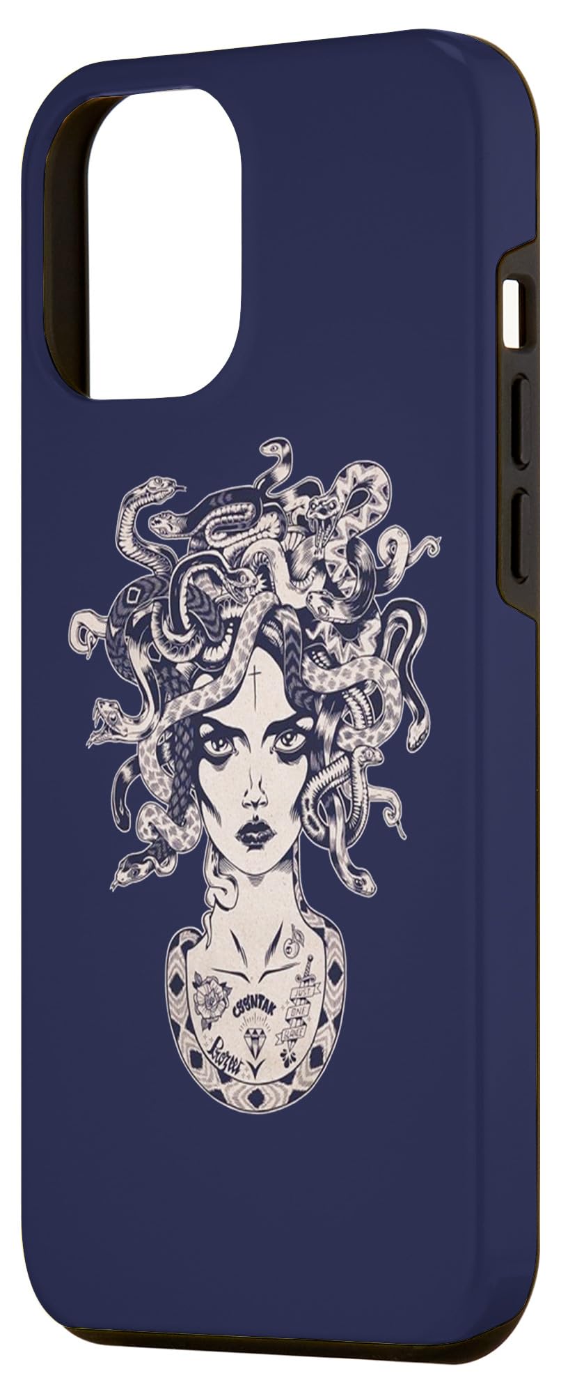iPhone 12 Pro Max Case - Snake Head Medusa Gorgon Greek Mythology Design | Protective Phone Cover for iPhone 12 Pro Max | Perfect for Mythology Lovers, Unique Gift & Daily Use
