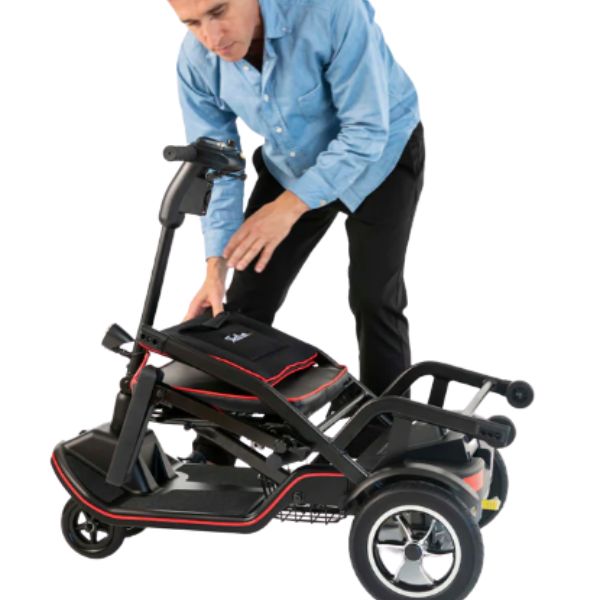 Feather Mobility Lightweight Electric Scooter - 37lbs Ultra-Portable Commuter Scooter for Adults - Perfect for Urban Travel, Campus Commutes & Last-Mile Transportation