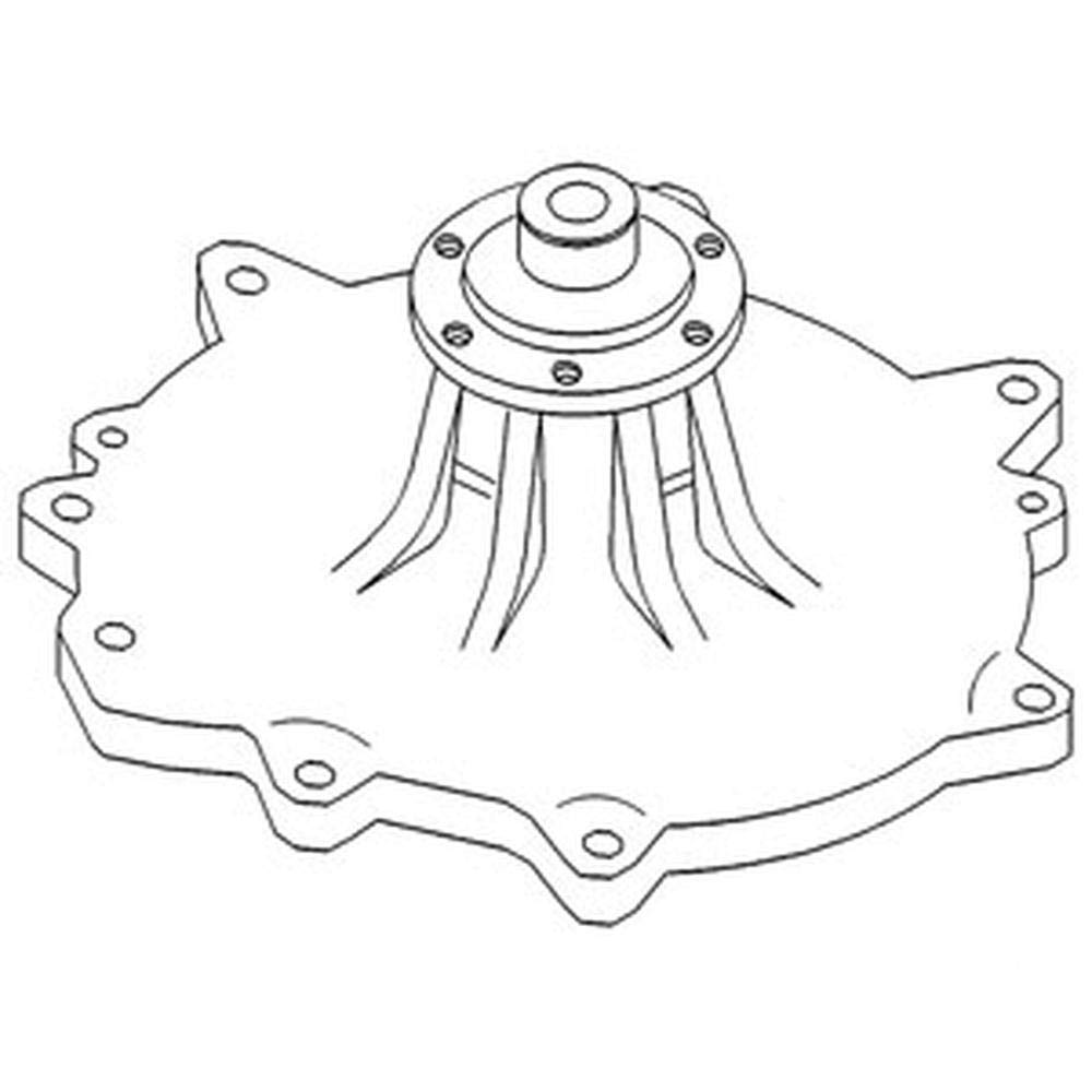 RAParts Water Pump Replacement Part No: A-673162C93 - Compatible with Various Vehicles, Durable & Reliable for Engine Cooling System