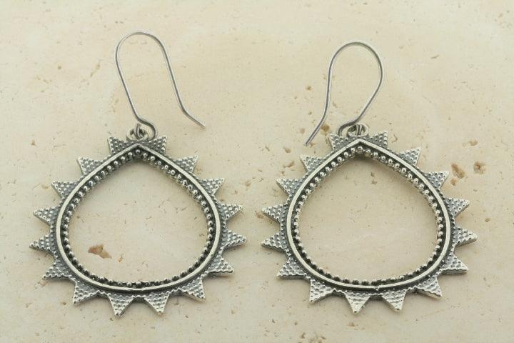 Beaded Teardrop & Triangle Earrings for Women - Handmade Boho Dangle Earrings for Party, Wedding & Everyday Wear