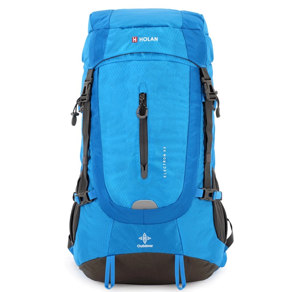 Large Capacity Waterproof Travel Backpack for Women & Men - Durable Outdoor Hiking Bag for Camping, Trekking & Daily Commute (Blue)