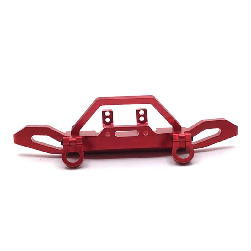 Red Metal Front Bumper Upgrade Part for Wltoys 104001 1/10 RC Car - Durable Off-Road Accessory for Enhanced Protection & Style | Perfect for Racing, Crawling & Outdoor RC Adventures