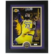 LeBron James Framed 8x10 Limited Edition L.A. Lakers Photo - Highland Mint Certified - Perfect for Lakers Fans, Sports Memorabilia Collectors & Man Cave Decor