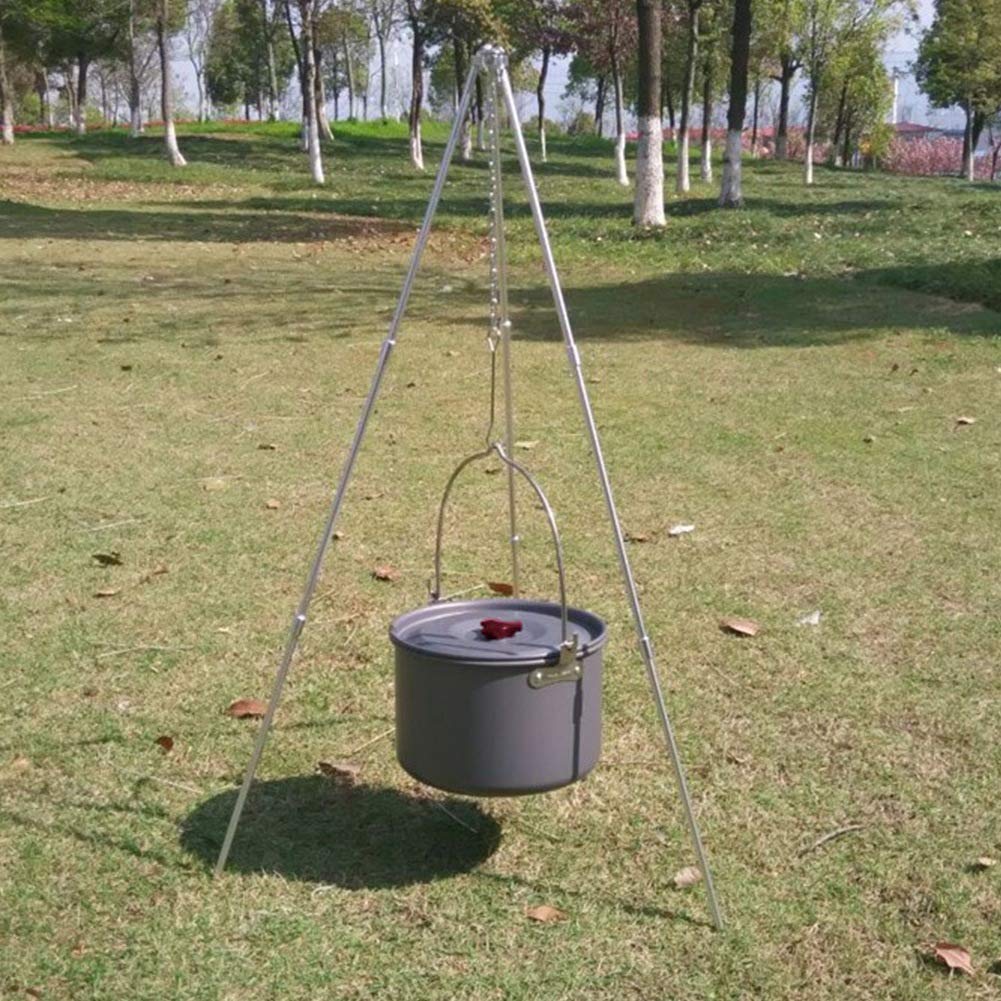 **Best Hanging Pot for Camping & Hiking - Lightweight Single Soup Cooking Pot - Perfect for Outdoor Adventures & Backpacking Meals**