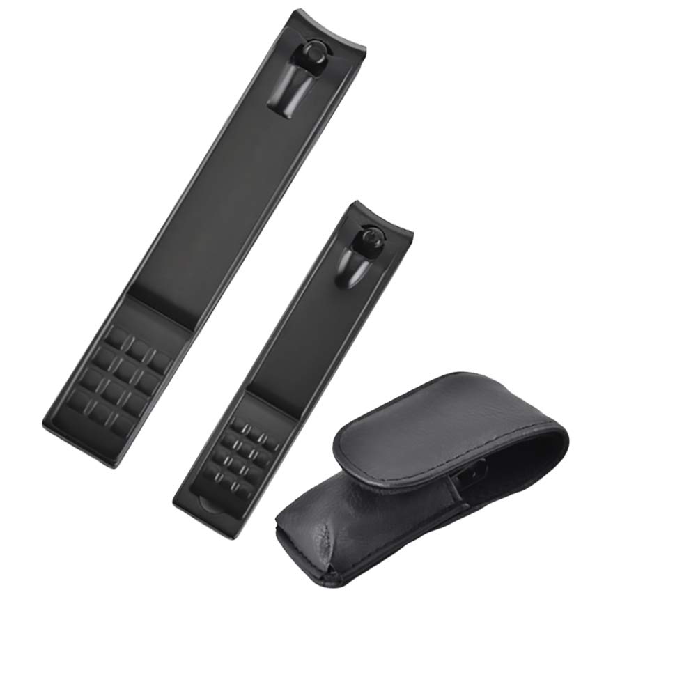 Artibetter Professional Nail Clipper Set - Durable Stainless Steel Nail Cutter & Trimmer for Men & Women (Black) | Perfect for Home, Travel & Salon Use
