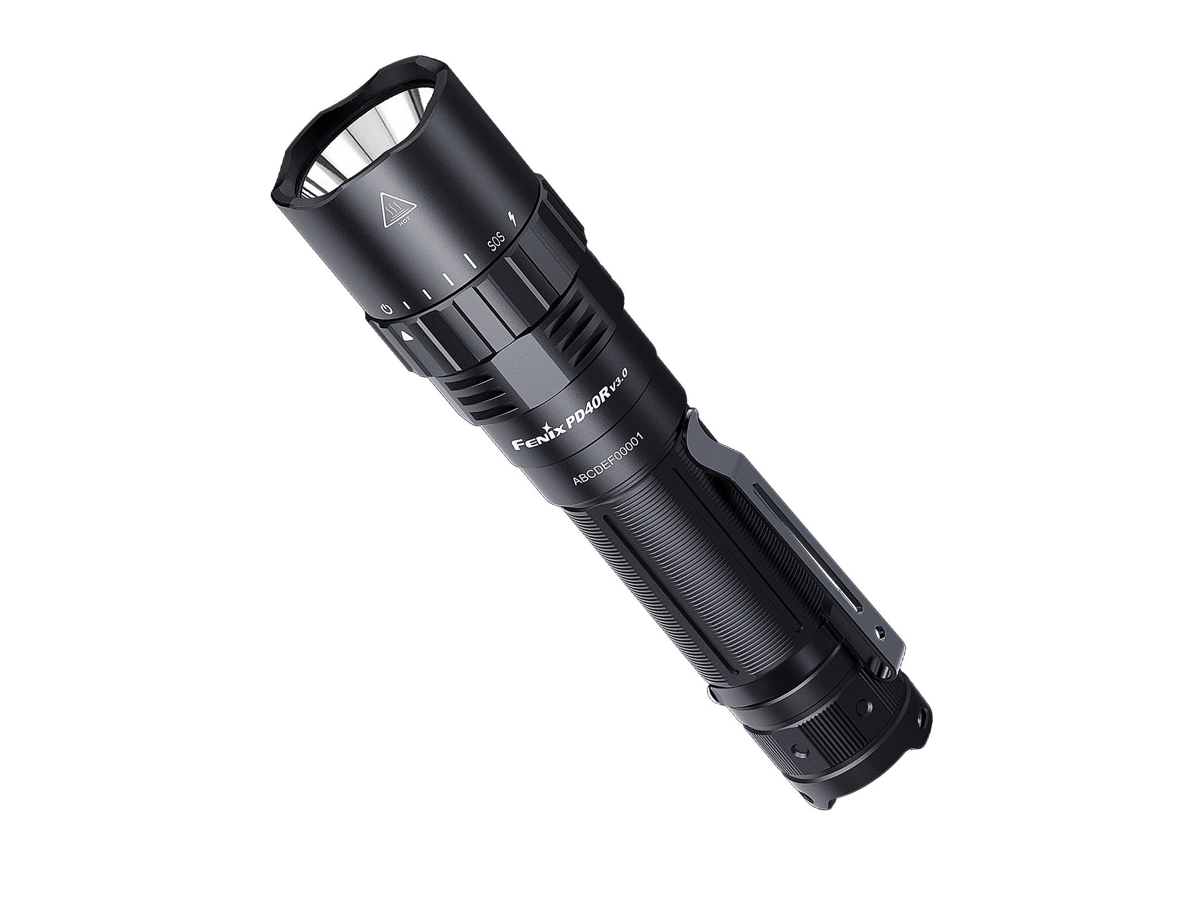 Fenix PD40R V3 Rechargeable Flashlight 2000 Lumens USB-C Tactical Torch - Perfect for Camping, Hiking & Emergency Use