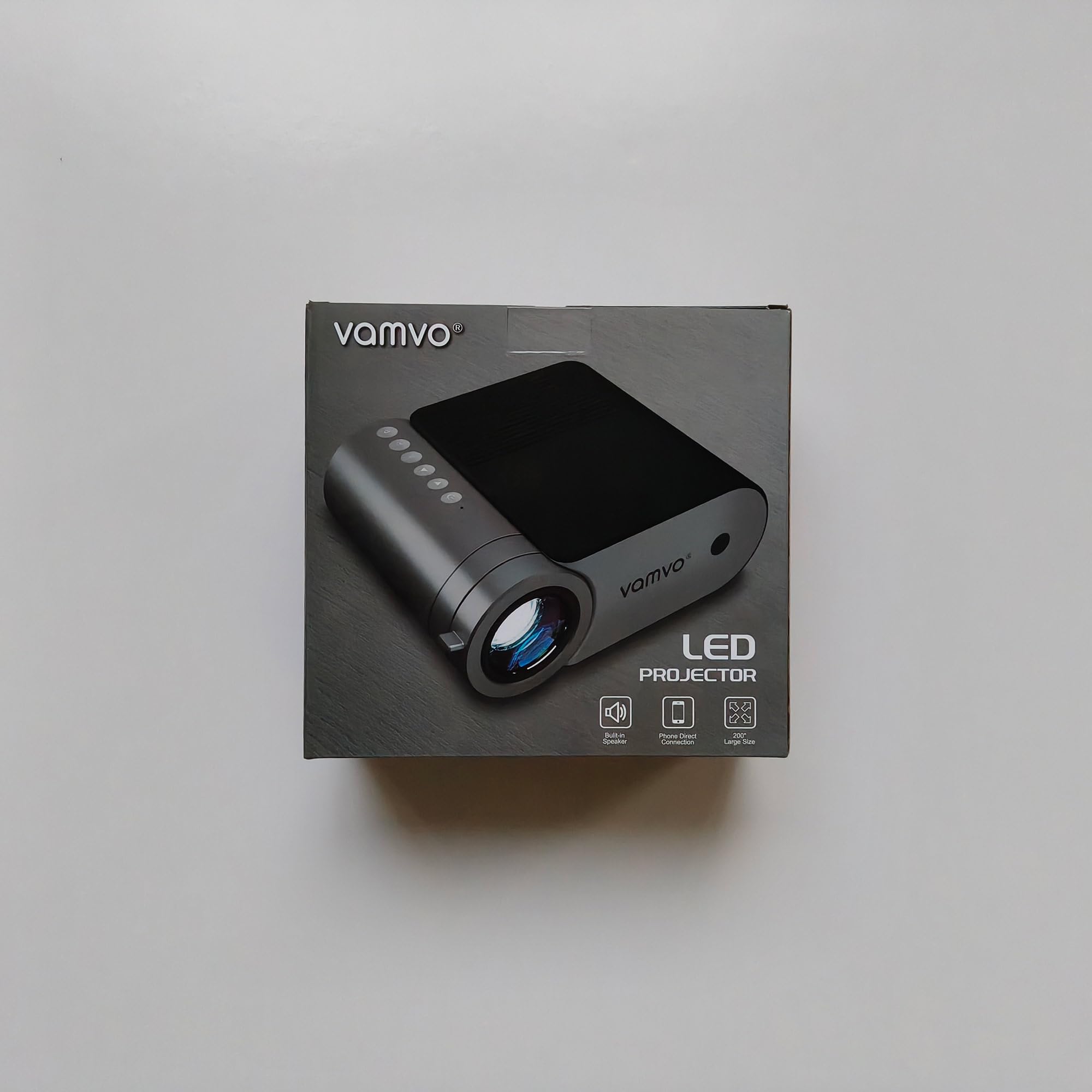 Vamvo 1080P WiFi Portable Projector - 200