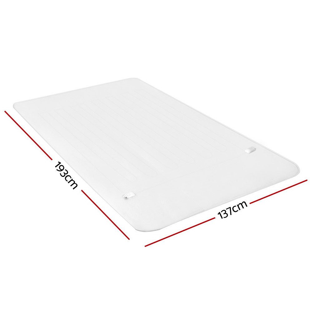 Electric Heated Blanket - Washable Polyester Underlay Pad for Double Bed - Perfect for Cold Nights, Winter Warmth & Cozy Home Comfort