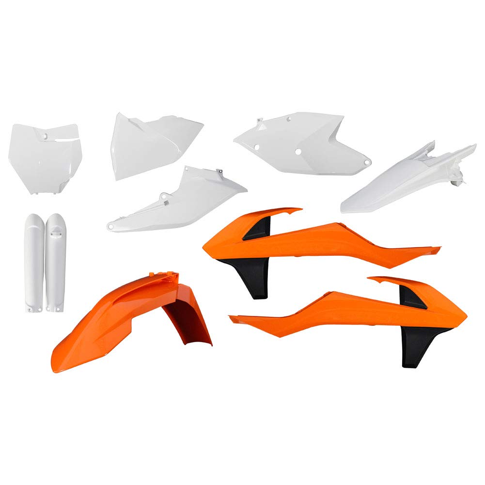 Original Acerbis Full Plastic Kit for KTM 250 SX (2017-2018) - Durable Replacement Body Panels for Motocross & Off-Road Racing