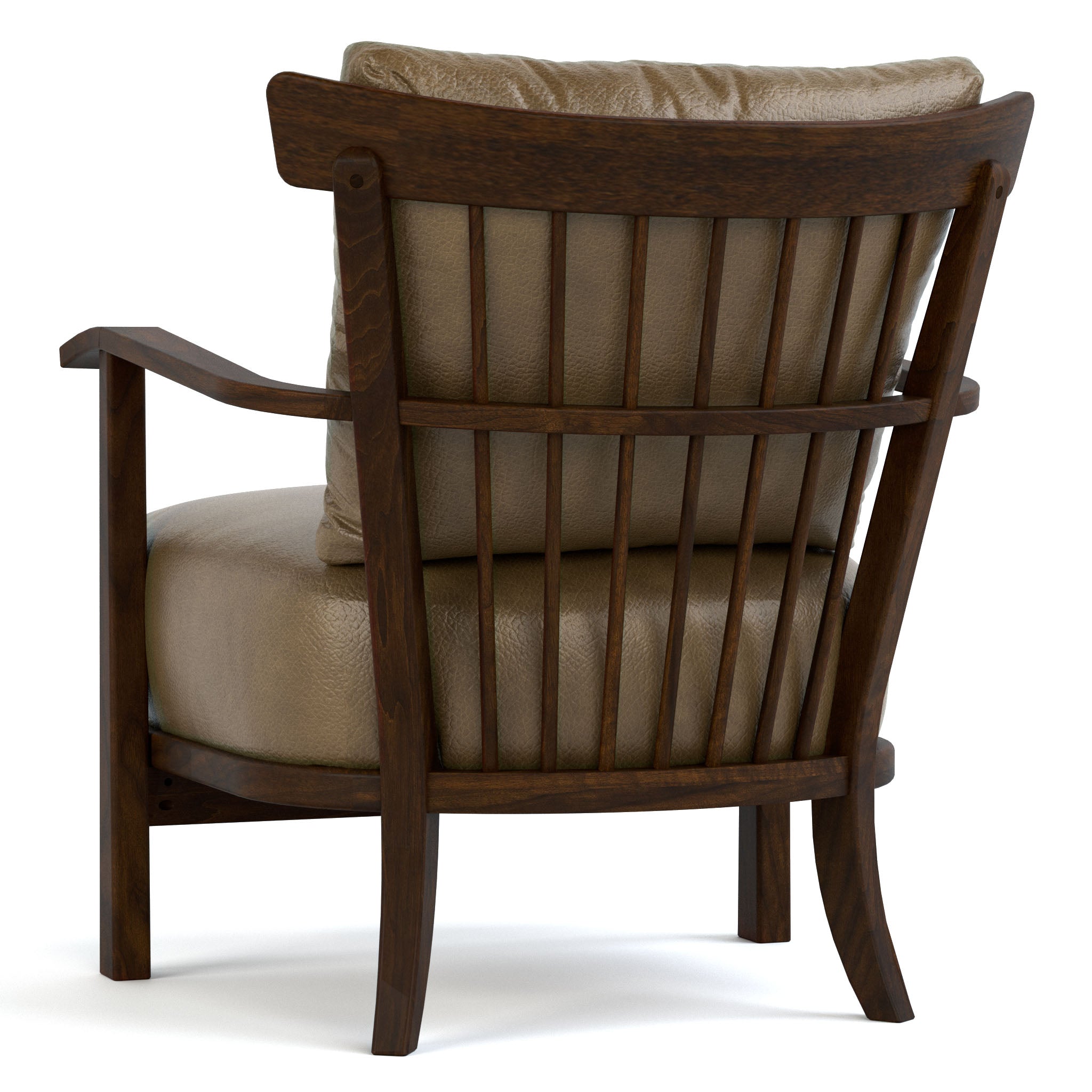 Premium Hudson Valley Solid Wood Frame Chair - Handcrafted Rustic Dining & Living Room Furniture for Home Decor