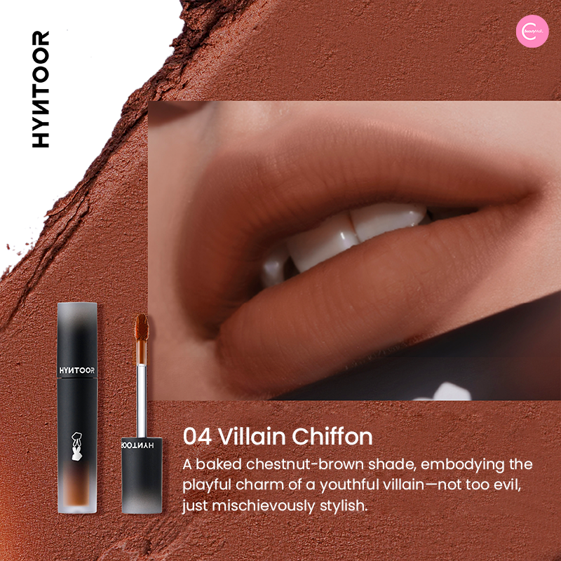 HYNTOOR Reversible Macaron Lip Mud - Long Lasting Matte & Glossy Lipstick, Vegan & Cruelty Free - Perfect for Day & Night Makeup Looks, Parties, and Special Occasions