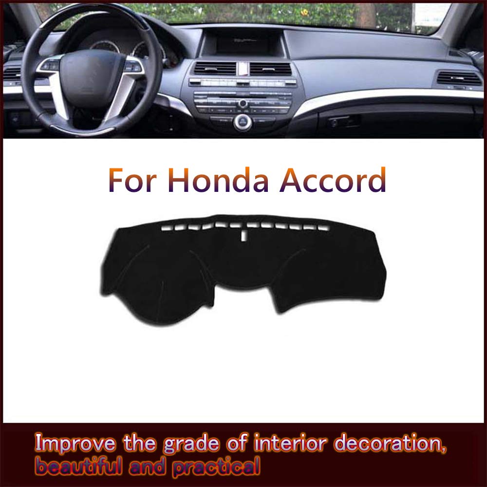 Custom Fit Dashboard Cover Mat for Honda 8th Gen Accord (2008-2013) - Anti-Glare & Crack Protection Interior Accessories | Perfect for Sun Protection & Car Interior Upgrade