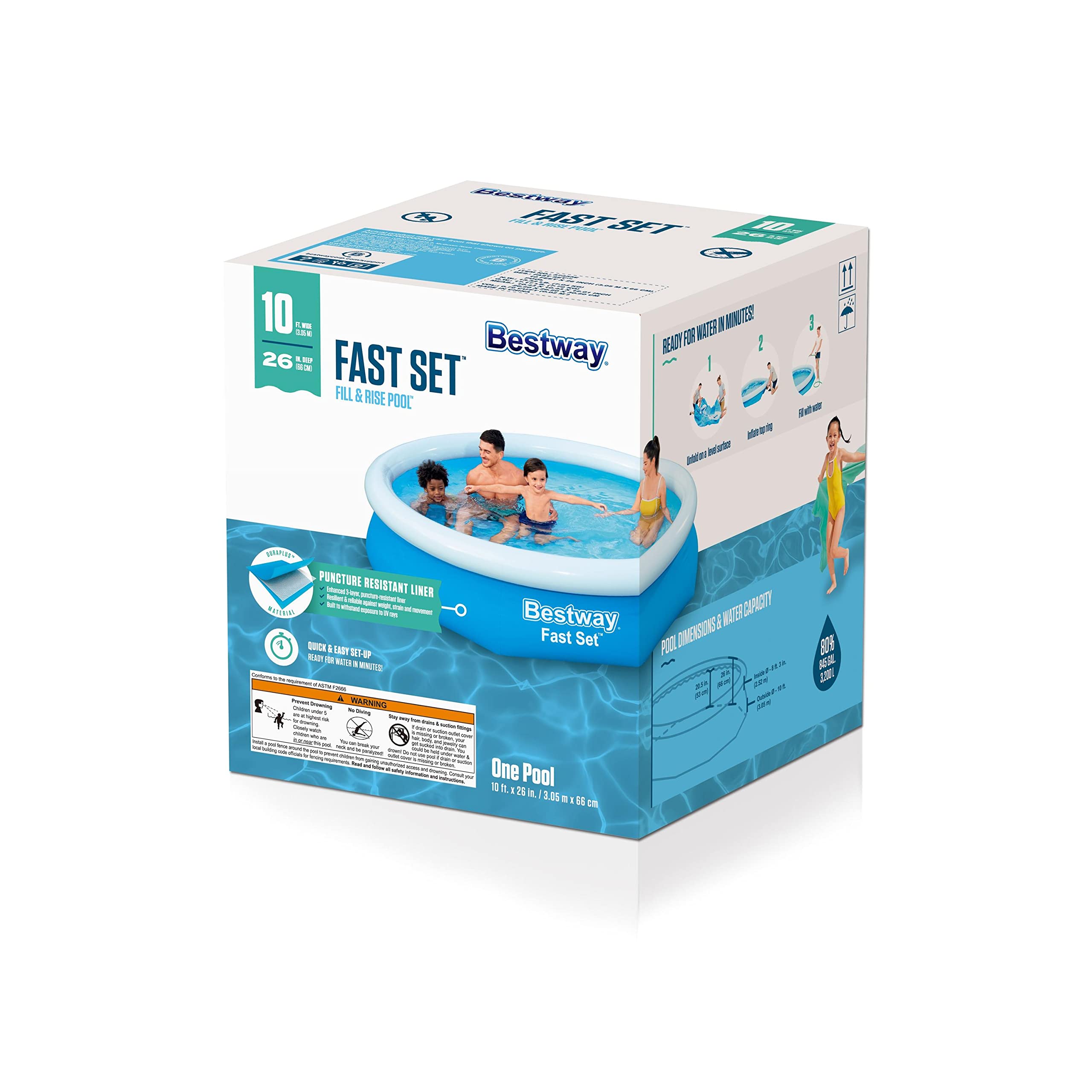 Bestway Fast Set 10' x 26