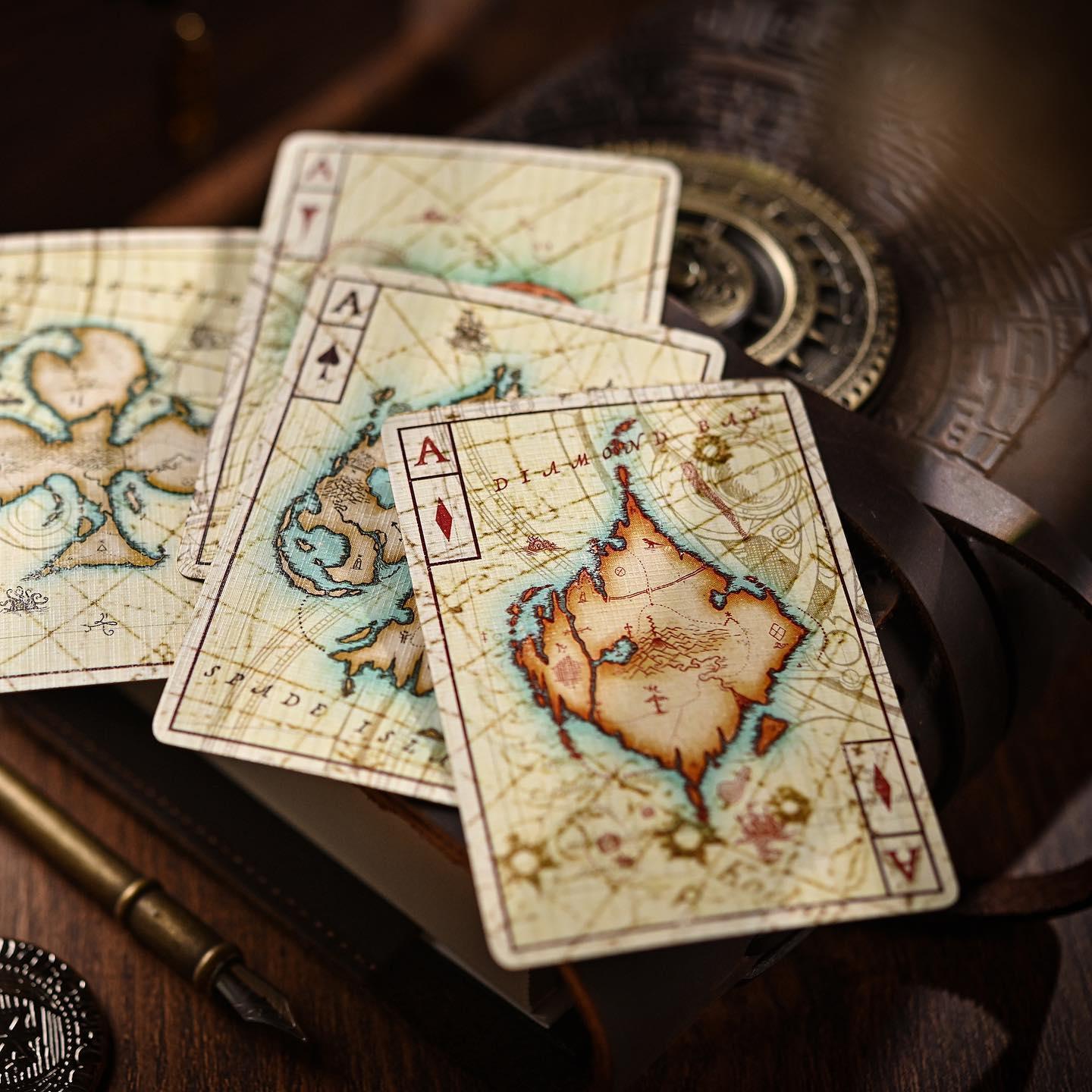 Eye of the Ocean Playing Cards - Premium Waterproof Poker Deck for Travel & Beach Games | Solis Brand