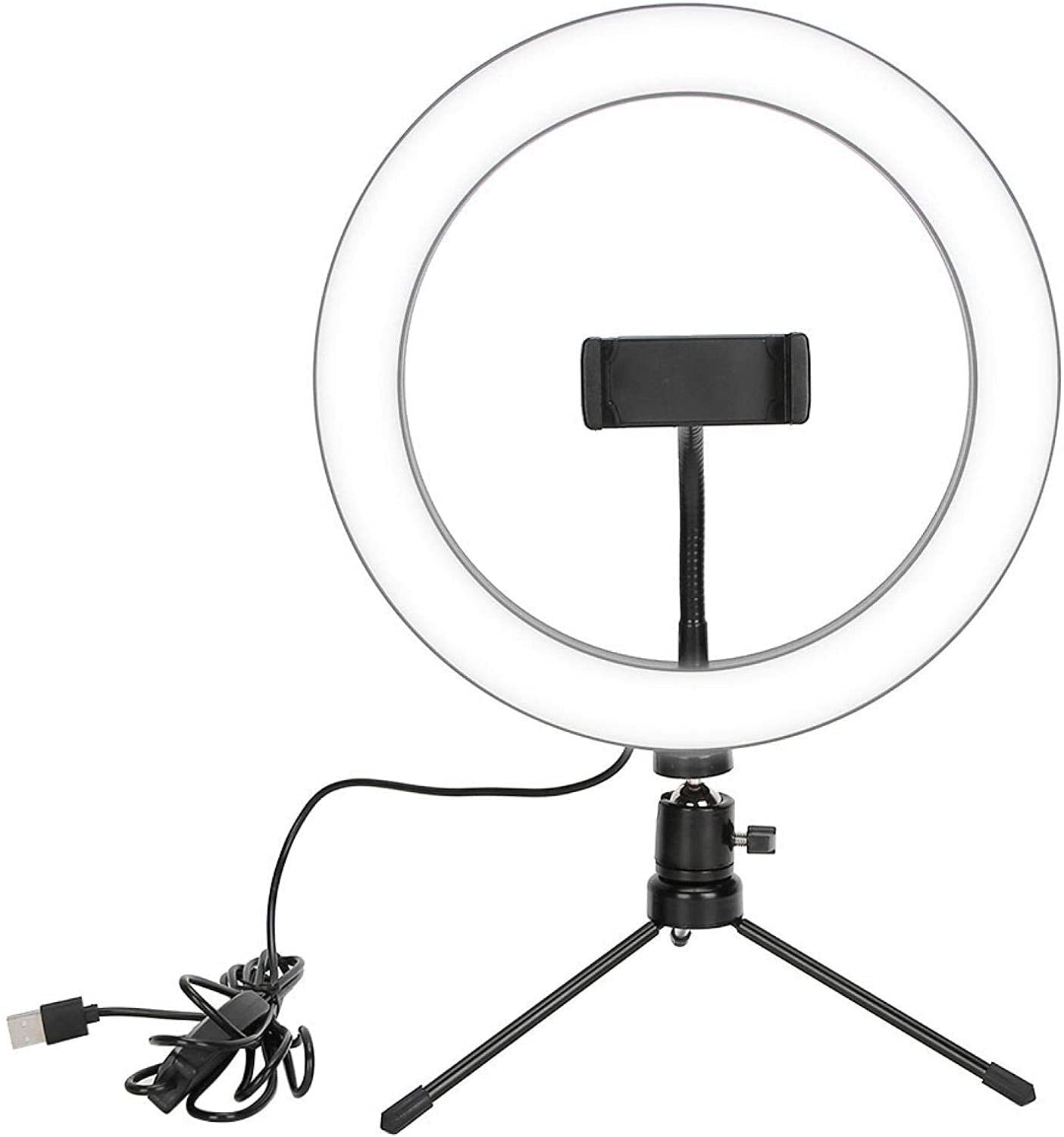 EPANO Ring Light Kit with Tripod & Phone Holder - Perfect for Vlogging, Live Streaming & Selfies