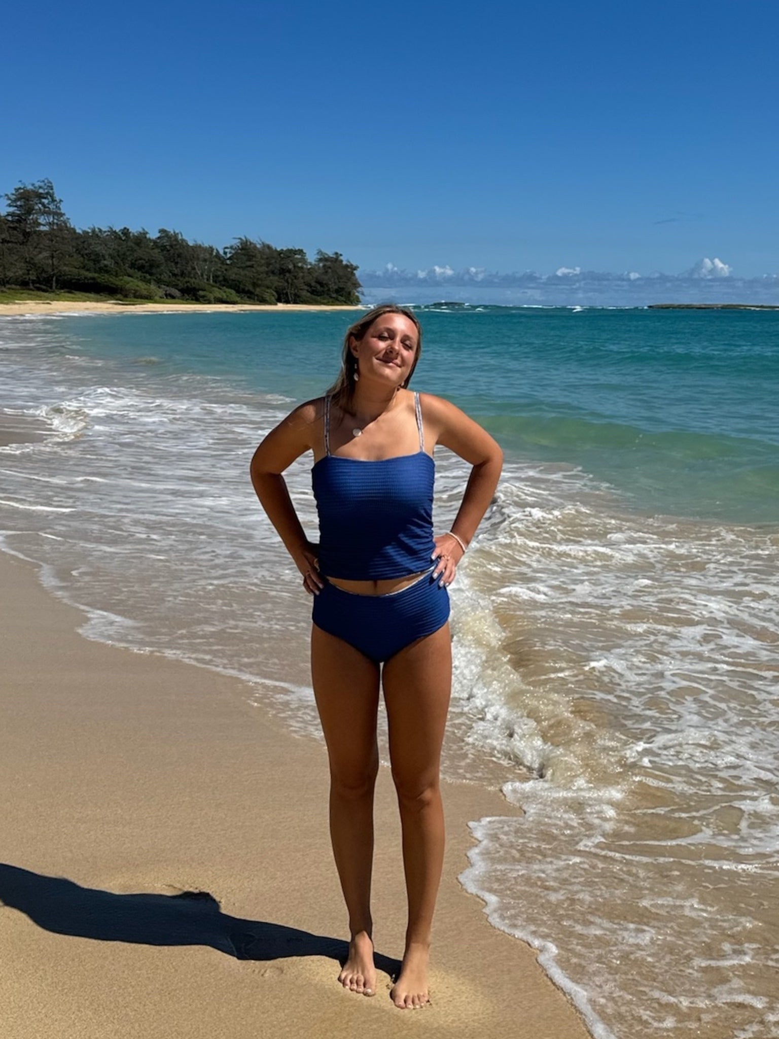 Saylor Blue Reversible Tankini Swimsuit for Women - 2-in-1 Bikini Top & Swim Bottom - $86 - Perfect for Beach, Pool & Summer Vacations