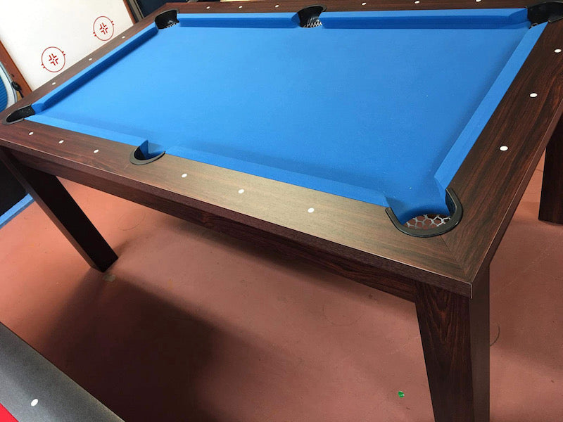 6ft Convertible Dining Pool Table with Table Tennis Top - Multi-Game Table for Indoor & Outdoor Entertainment, Parties, and Family Fun