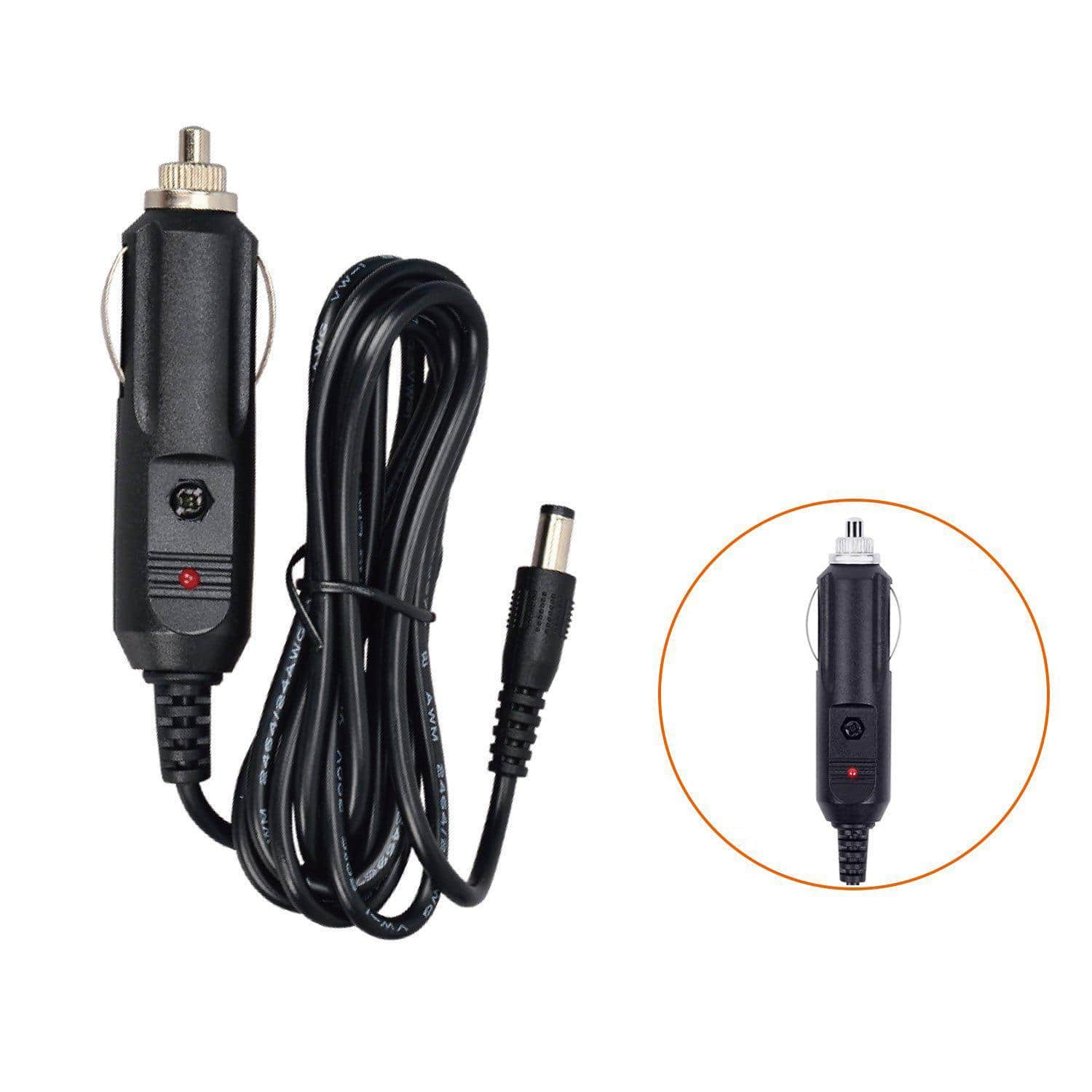Snailax Car Charger for Massagers - 12V DC Power Adapter for SL CA12v Models | Perfect for Road Trips & Travel Relaxation